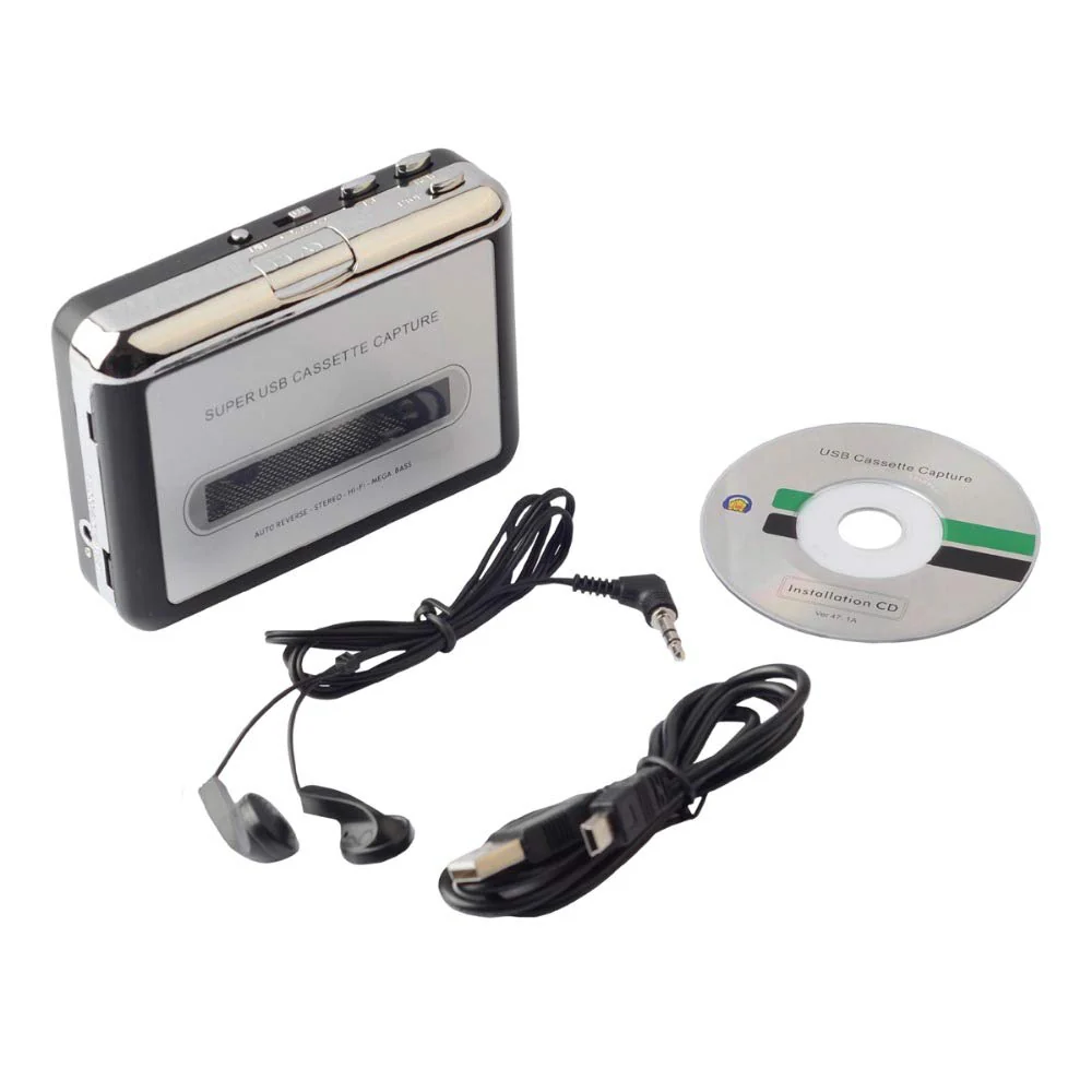 Walkman Cassette Player USB Cassette to MP3 Converter Capture Audio Music Player Tape Cassette Recorder - Image 8
