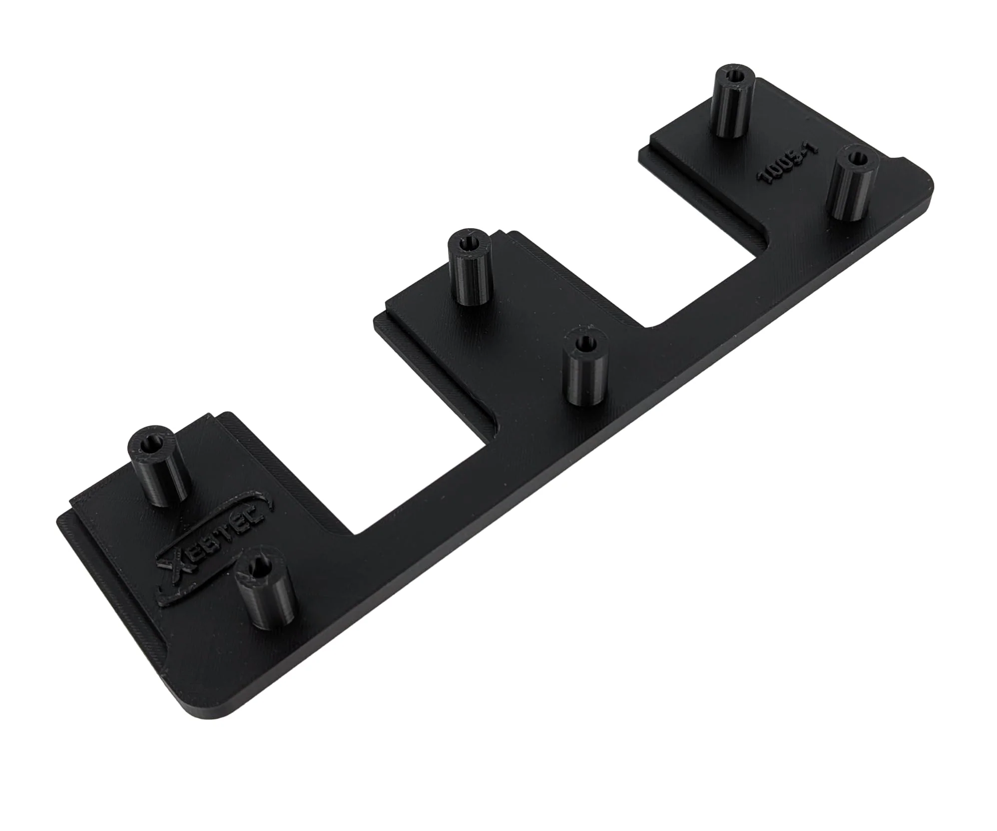 Wall Mount for 3 x Bosch 18 V Batteries Compatible with PBA Batteries from the Green Home & Garden Series - Black - Space Saving & Stable - Made in Germany | Xebtec (for 3 Batteries) für 3 Akkus - Image 2