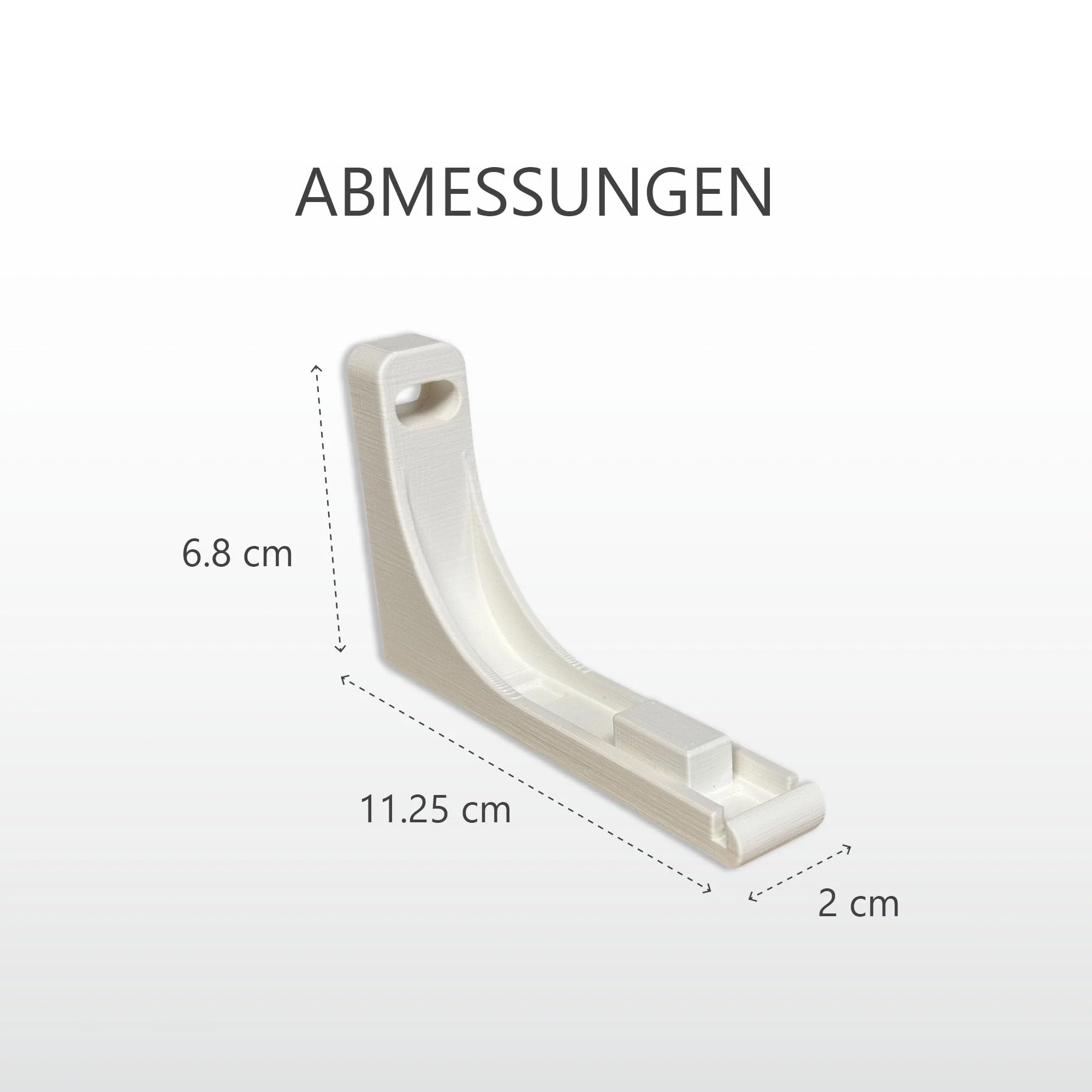 Wall mount for AVM FRITZ!Box 5690 Pro - robust, perfect fit, fibreglass connection (fibre) free, open design for heat dissipation, including drilling template, screws and dowels - made in Germany - Image 6