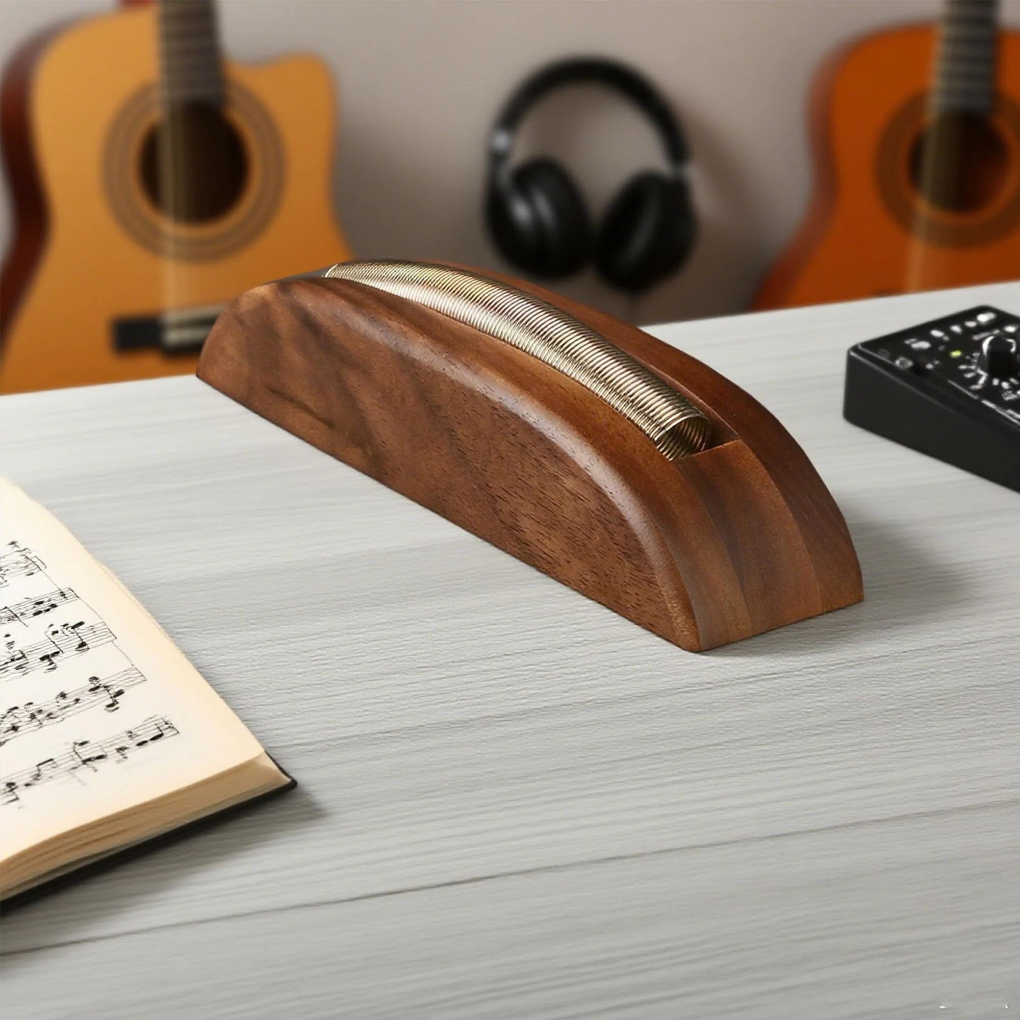 WANLIAN Guitar Pick Holder,pick holder,Wood Guitar Pick Holder,Guitar picks collection and display,Suitable for all types of guitar picks - Image 3