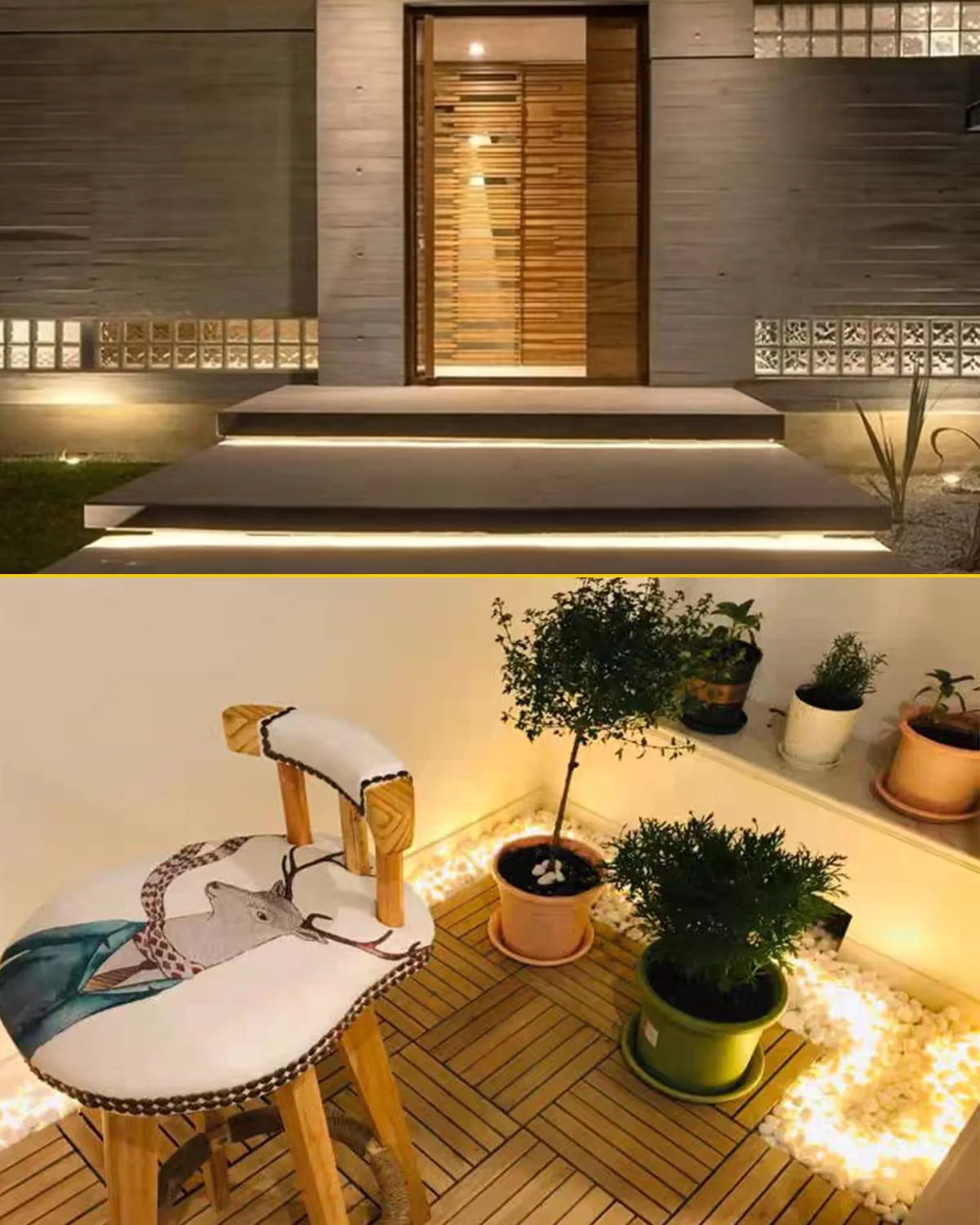 Warm White Neon LED Strip Light, DC 12V 600 SMD2835 LED Neon Rope Lights,Upgraded 16.4ft/5m Led Light Strips Flexible waterproof for Indoor/Outdoors Home Decoration/DIY Warm White - Image 6