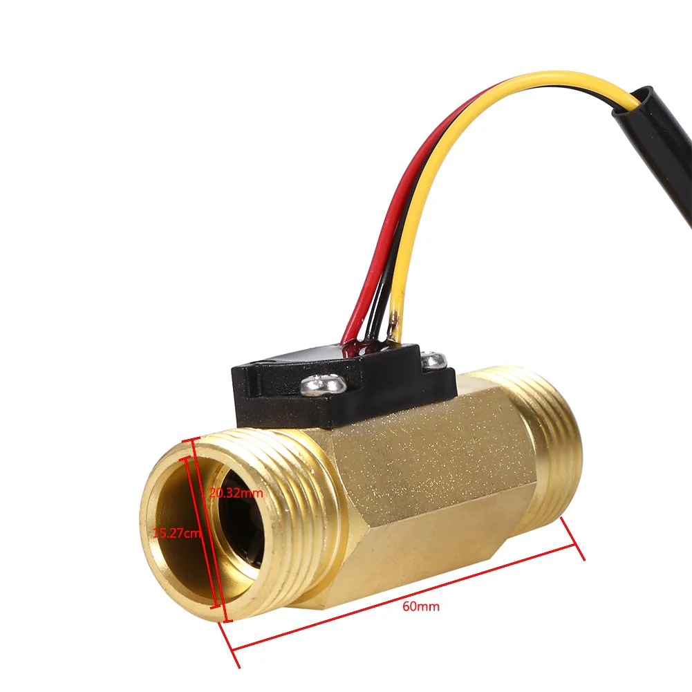 Water Flow Sensor 1 Piece Water Flow for Instantaneous Water Flow Meter - Image 4