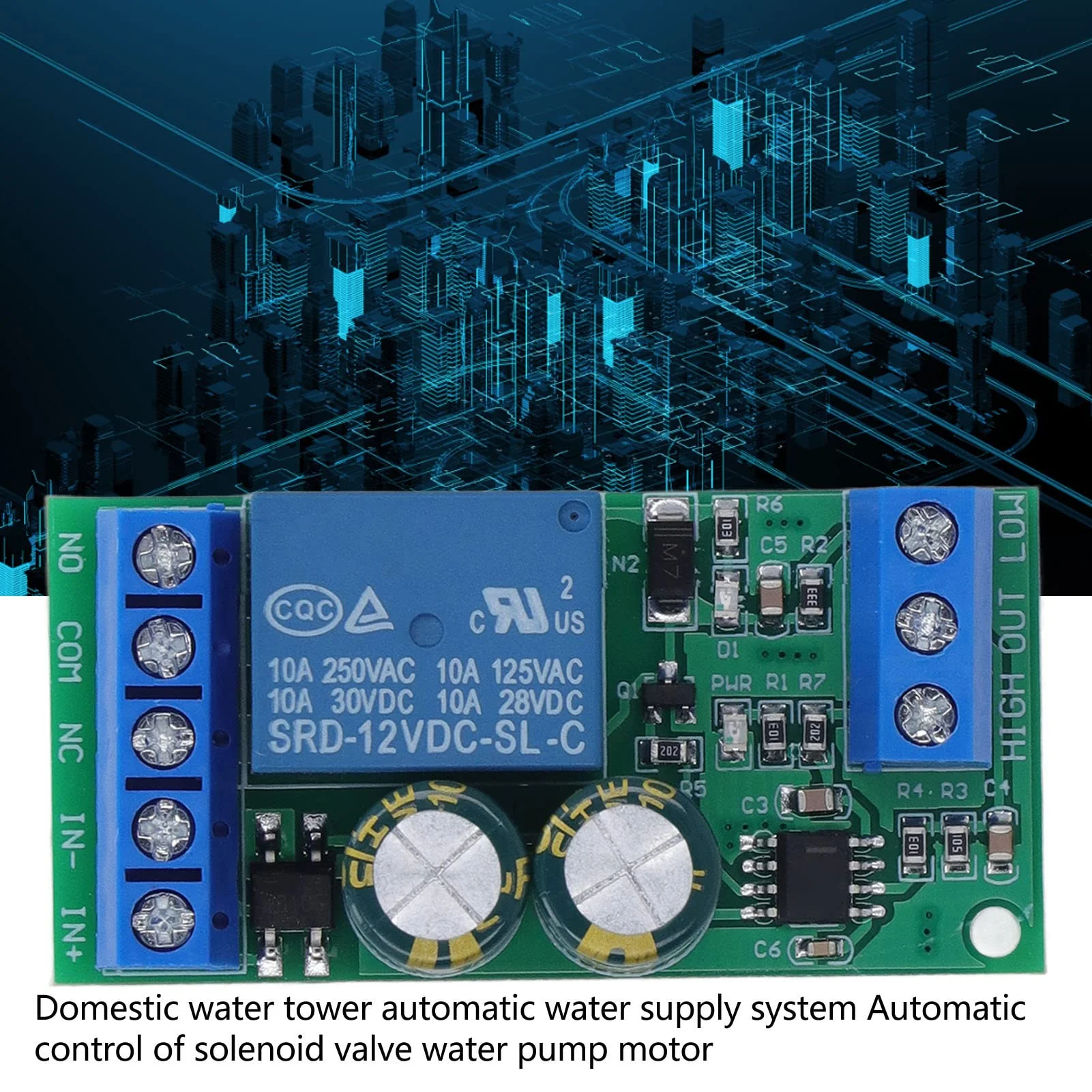 Water Level Controller Relay Liquid Level Sensor Module for Domestic Water Tower - Image 6