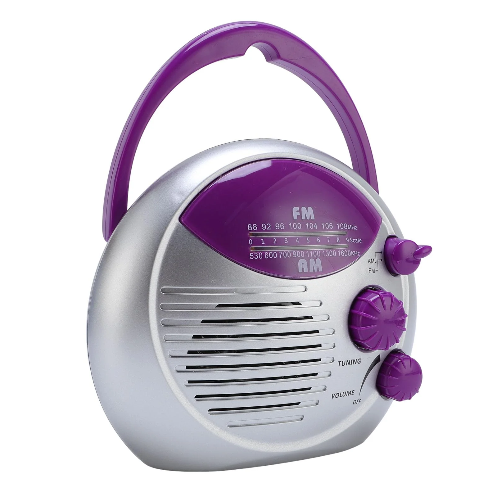 Water Proof Portable Shower Radio Hanging Bathroom AM FM Battery Powered for Kitchen Outdoor - Image 4