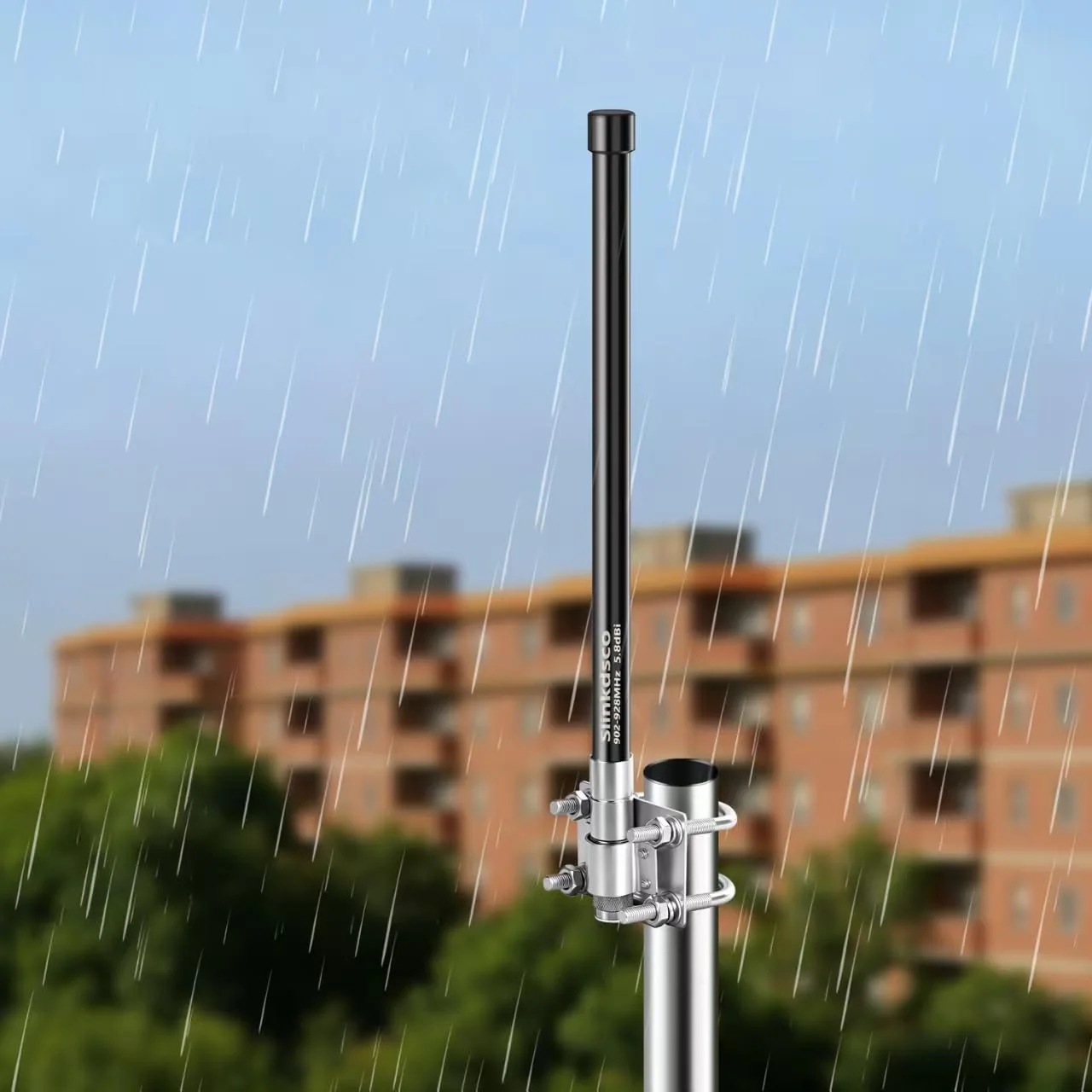 Waterproof 5.8dBi Meshtastic Lora 915MHz Node/Repeaters/Module Devices Fiberglass Antenna with N Male Connector & IPEX/u.fl Adapter Cable, Slinkdsco - Image 3
