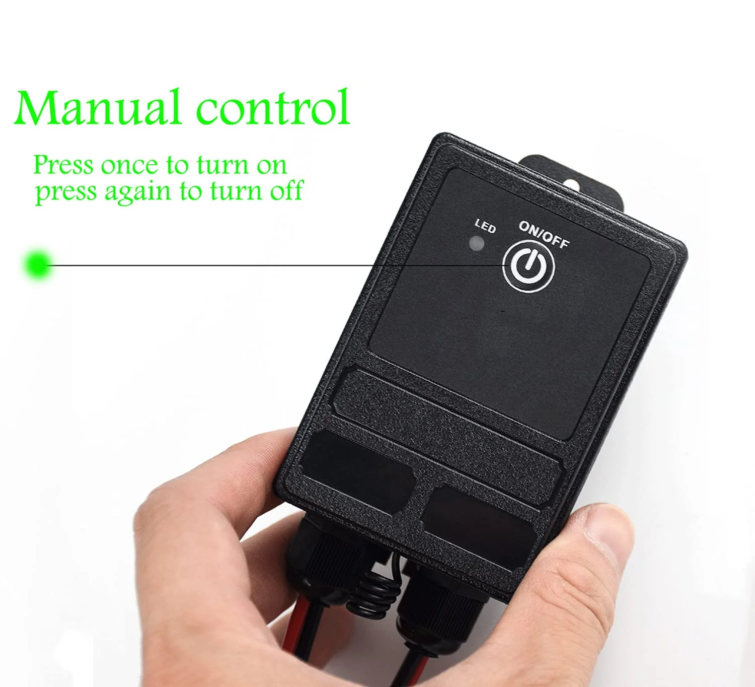 Waterproof Remote Control Relay Switch, 328ft Long Range Wireless Remote Switch,DC 12V-72V Relay RF Remote Control Switches for Outdoor Light - Image 4