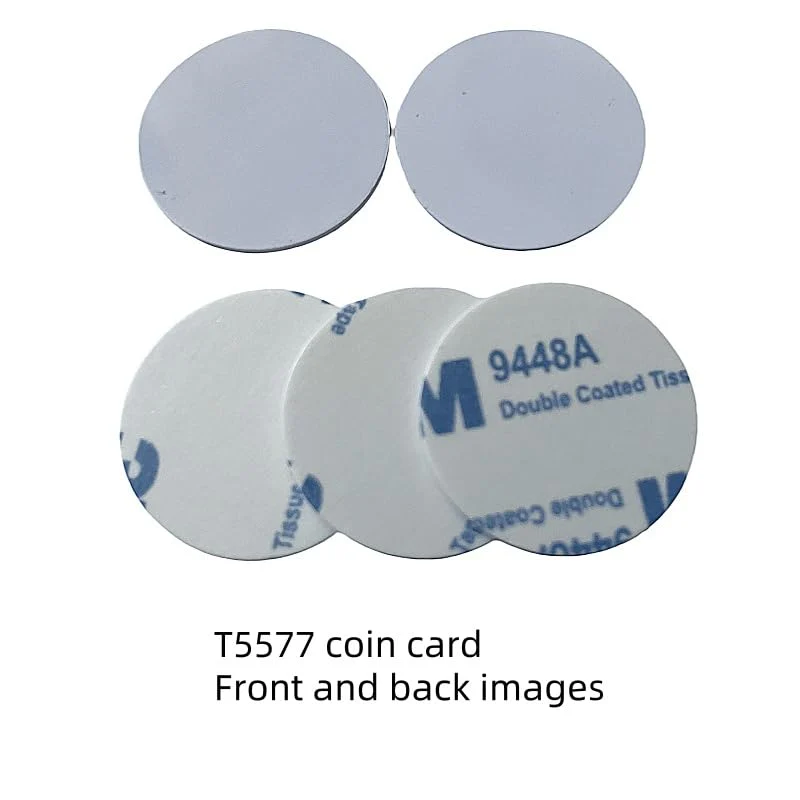 Waterproof RFID 125khz T5577 Chip Rewritable Write-able ID Coin Card (5) 5 - Image 2