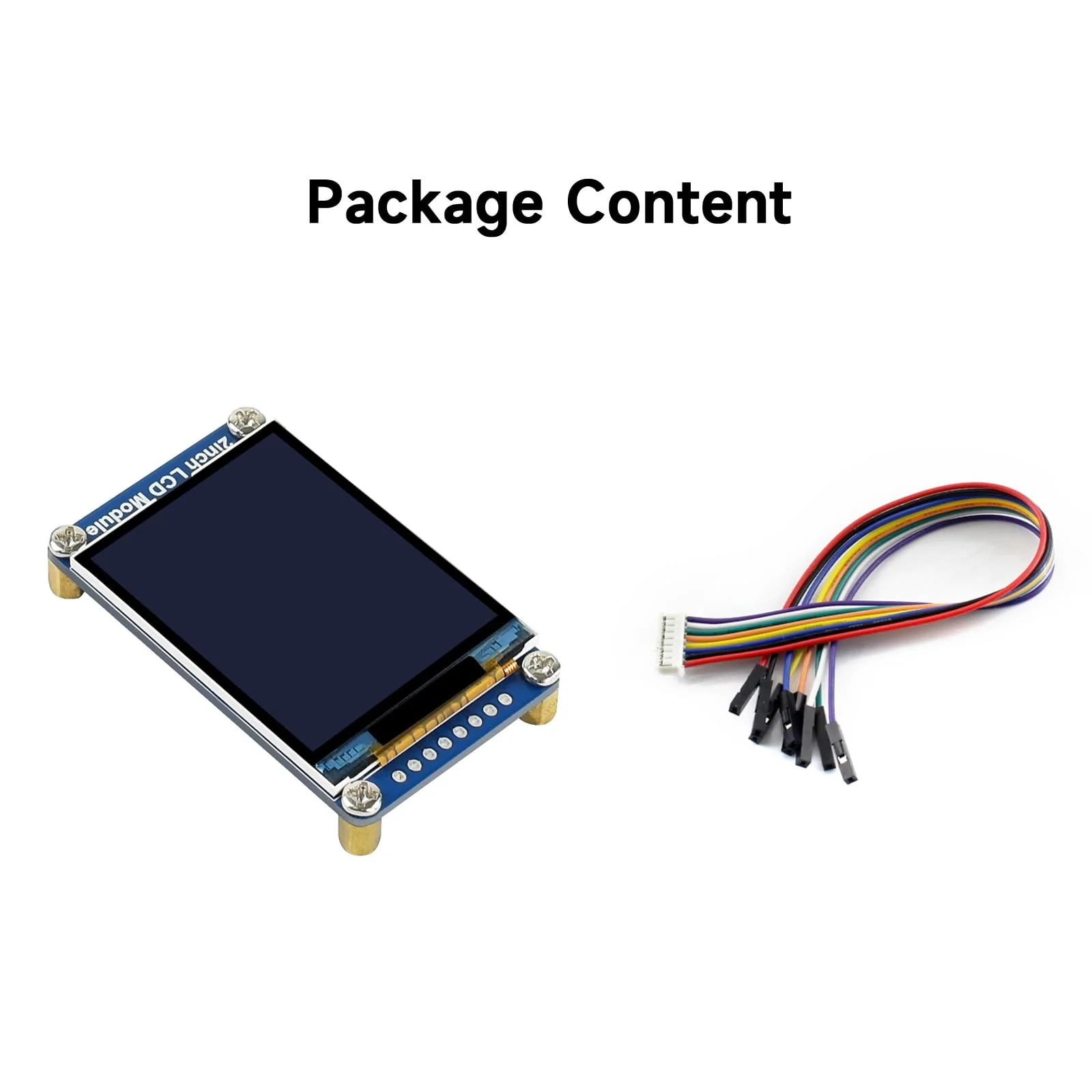 Waveshare 2inch LCD Display Module, Compatible with Raspberry Pi/Pi zero/Arduino/Esp32, with ST7789 Driver, 262K Color, IPS Screen, 240×320 Resolution, SPI Interface - Image 2