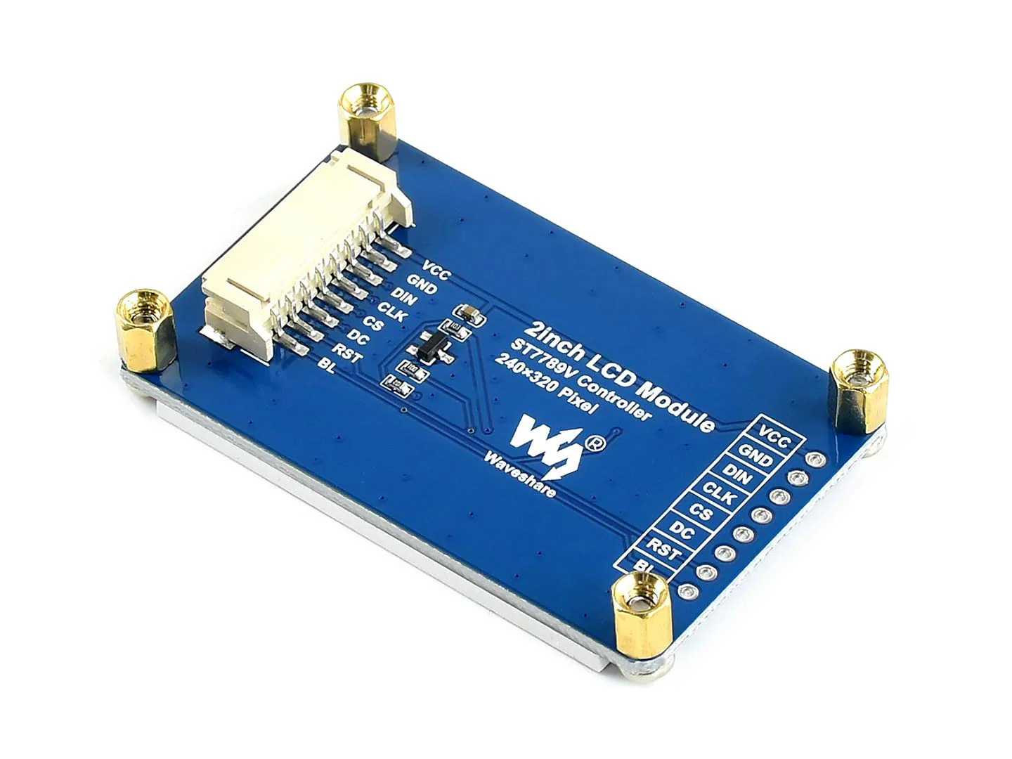 Waveshare 2inch LCD Display Module, Compatible with Raspberry Pi/Pi zero/Arduino/Esp32, with ST7789 Driver, 262K Color, IPS Screen, 240×320 Resolution, SPI Interface - Image 9