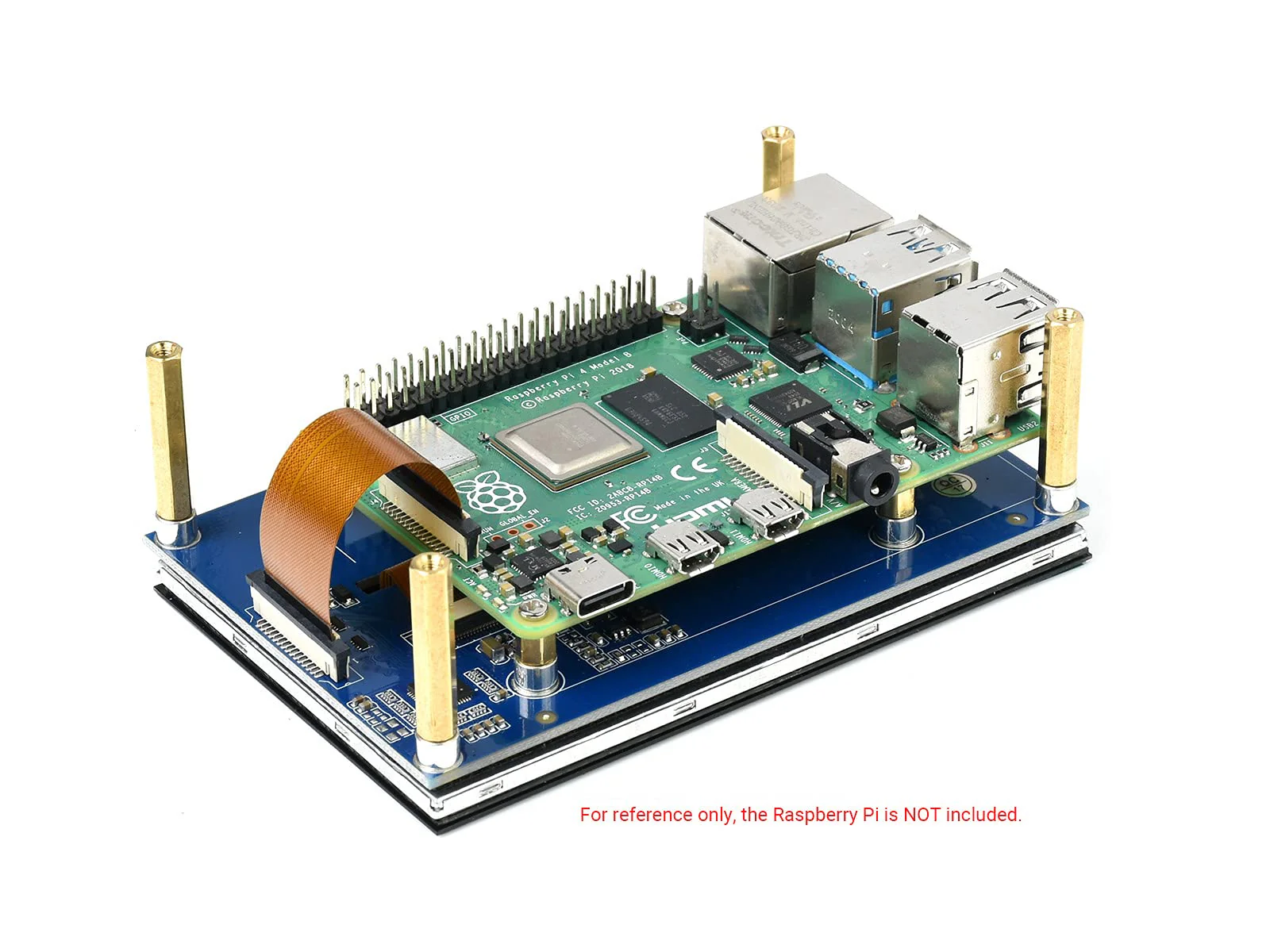 waveshare 4.3inch Capacitive Touch Display Compatible with Raspberry Pi 5/4B/3B+/3A+/3B/2B/B+/A+/CM3/3+/4 800×480 Resolution IPS Wide Angle MIPI DSI Interface 4.3inch DSI LCD - Image 7