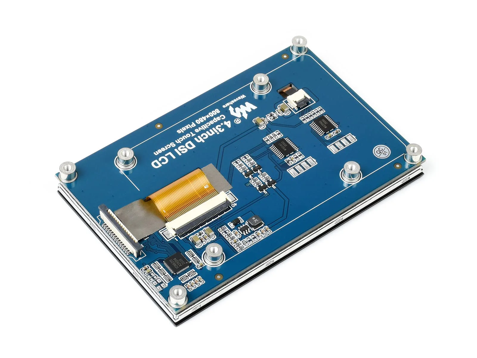 waveshare 4.3inch Capacitive Touch Display Compatible with Raspberry Pi 5/4B/3B+/3A+/3B/2B/B+/A+/CM3/3+/4 800×480 Resolution IPS Wide Angle MIPI DSI Interface 4.3inch DSI LCD - Image 9