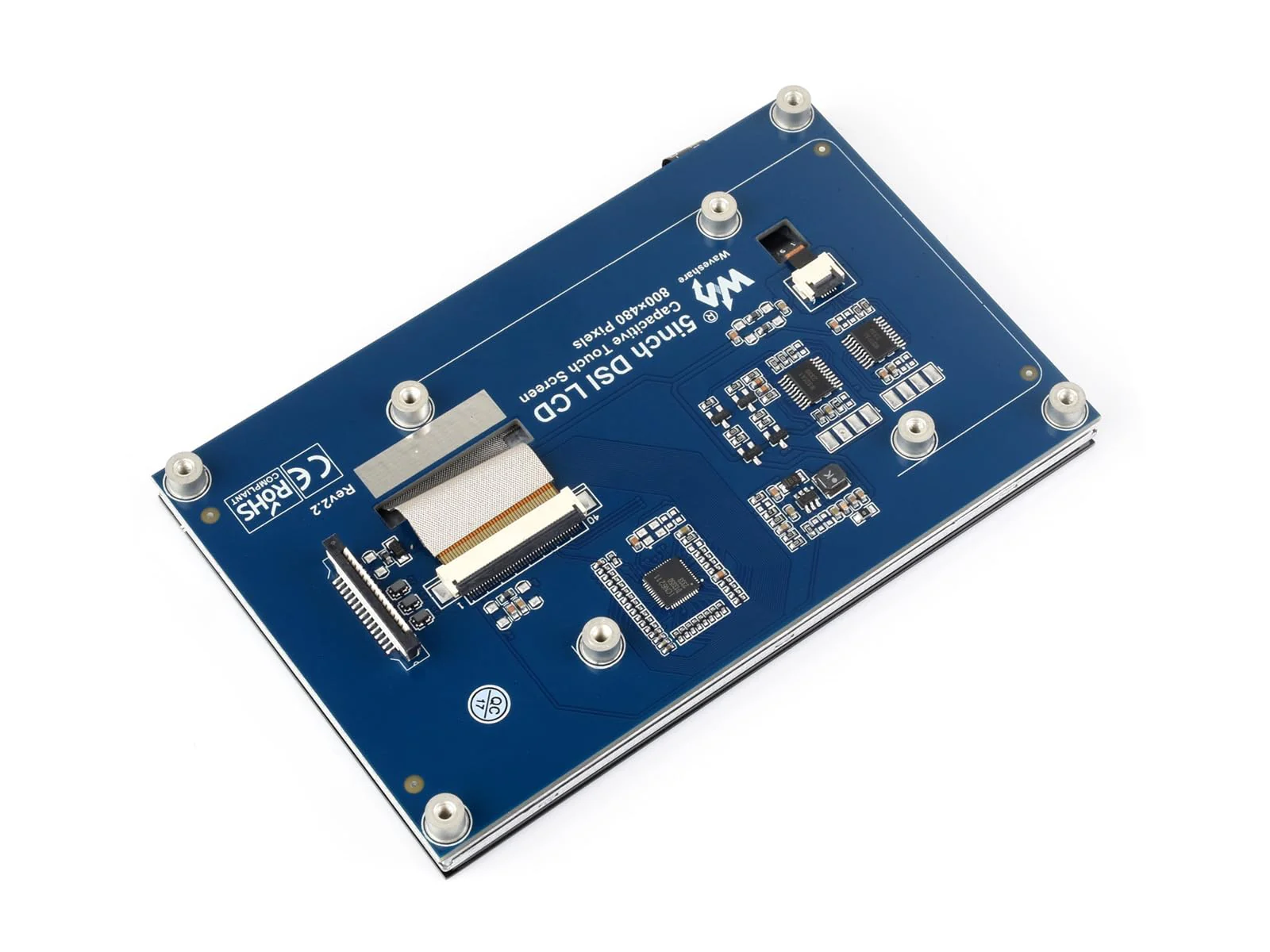 waveshare 5inch Capacitive Touch Display Compatible with Raspberry Pi 5/4B/3B+/3A+/3B/2B/B+/A+/CM3/3+/4 800×480 Resolution DSI Interface - Image 9
