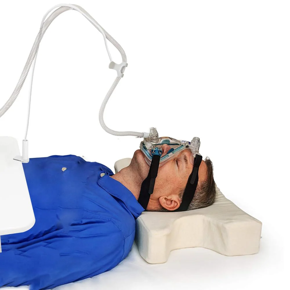 WDKXCN CPAP Hose Holder, Stable Adjustable CPAP Hose Lifter and Hose Support Hanger to Prevent CPAP Hoses Leakage & Tangling, Gooseneck Tablet Holder - Image 5