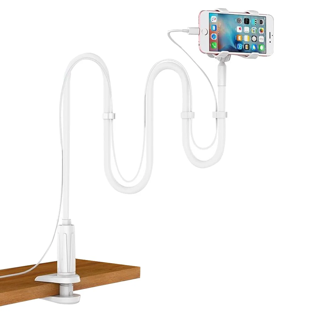 WDKXCN CPAP Hose Holder, Stable Adjustable CPAP Hose Lifter and Hose Support Hanger to Prevent CPAP Hoses Leakage & Tangling, Gooseneck Tablet Holder - Image 8
