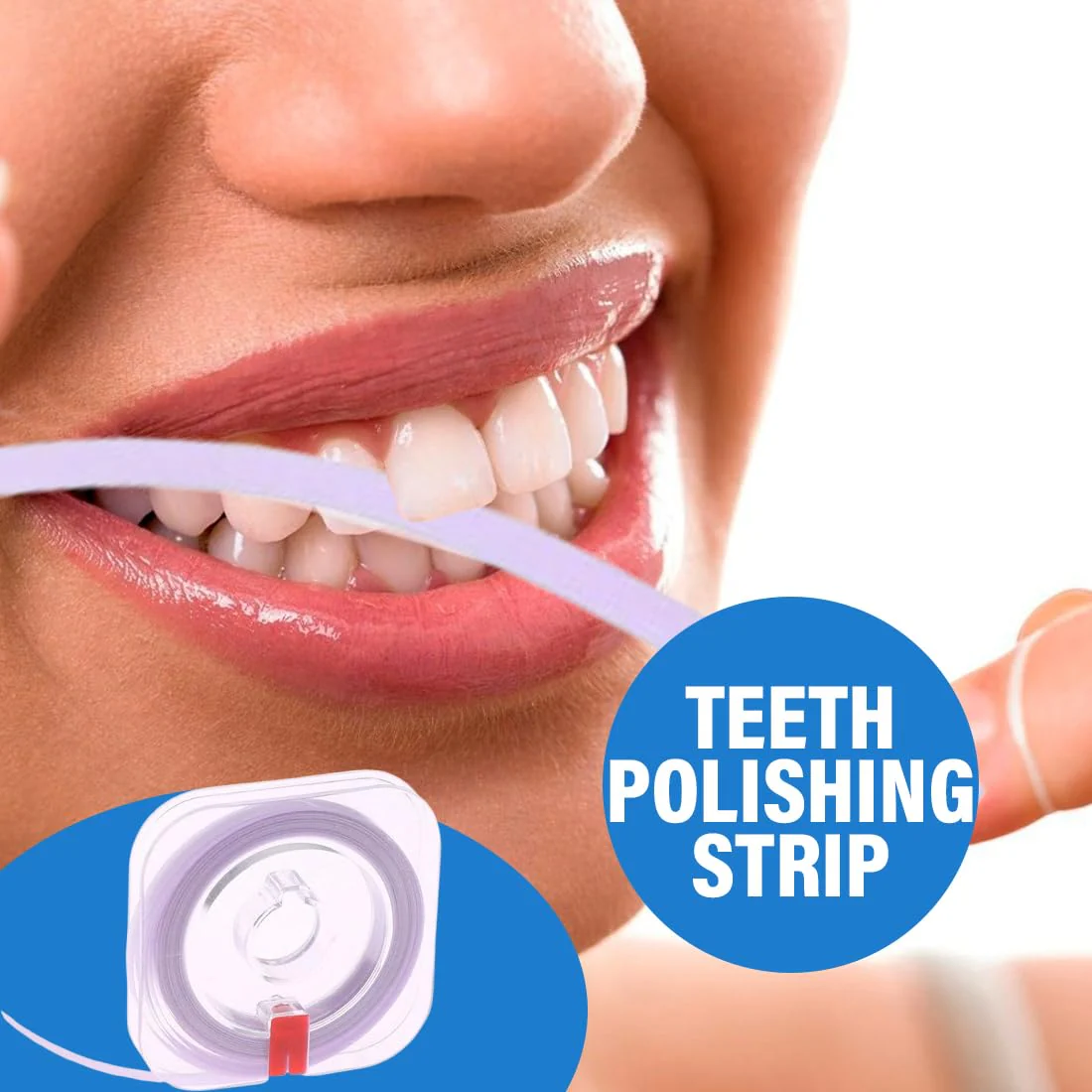 WeddHuis 1 x Dental Polishing Tool, Ultra-Fine 50μm Grit Size Strips for Interdental Grinding and Smoothing with 4 mm Width Resin Dental Polishing 50 um - Image 5