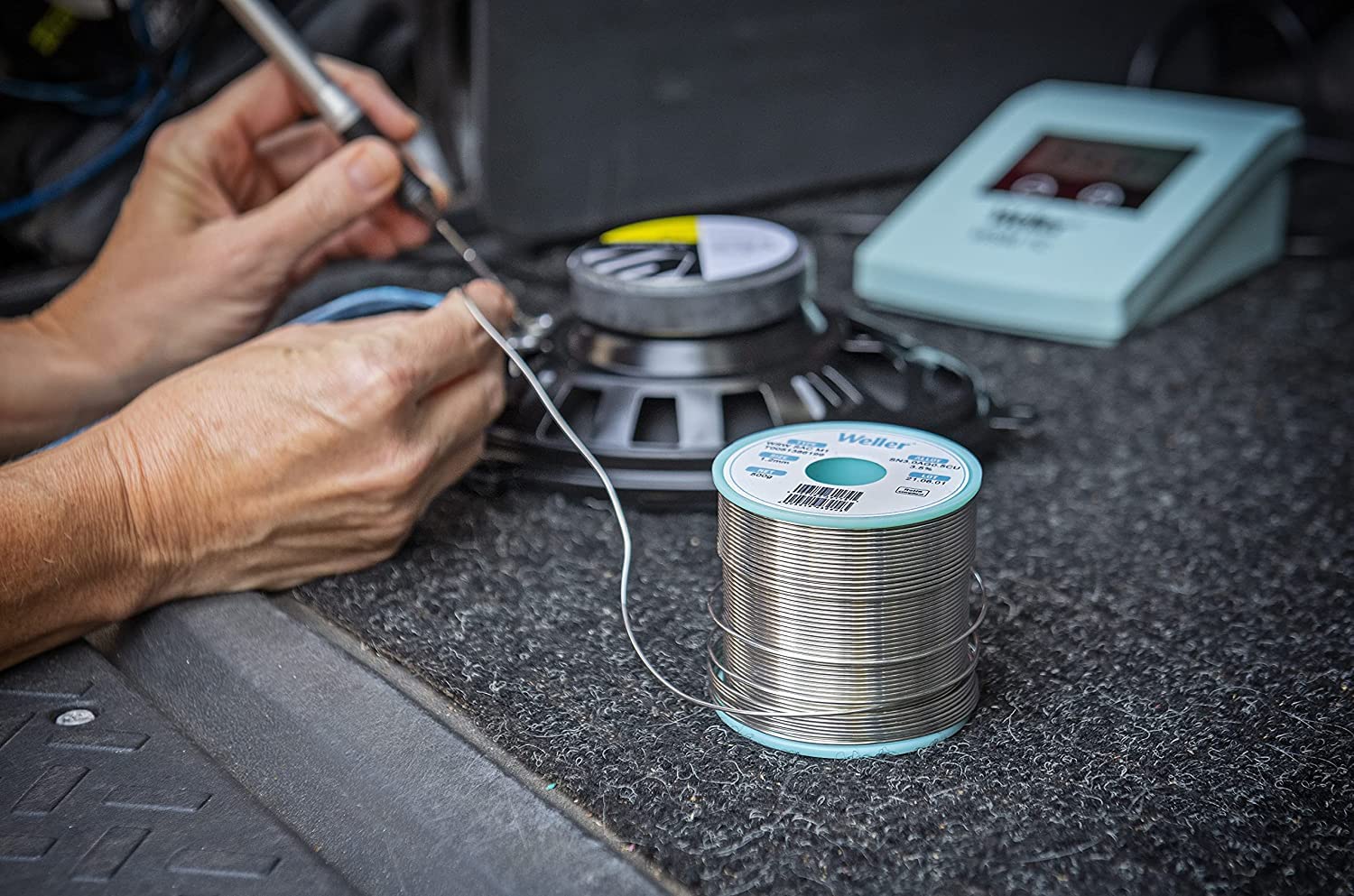 Weller WSW SAC M1 (T0051402499) Lead-Free Solder Wire, Diameter 1.0 mm, Alloy Sn96.5Ag3Cu0.5, Flux Content 3.5%, 100 g 1,0mm, 100g - Image 5