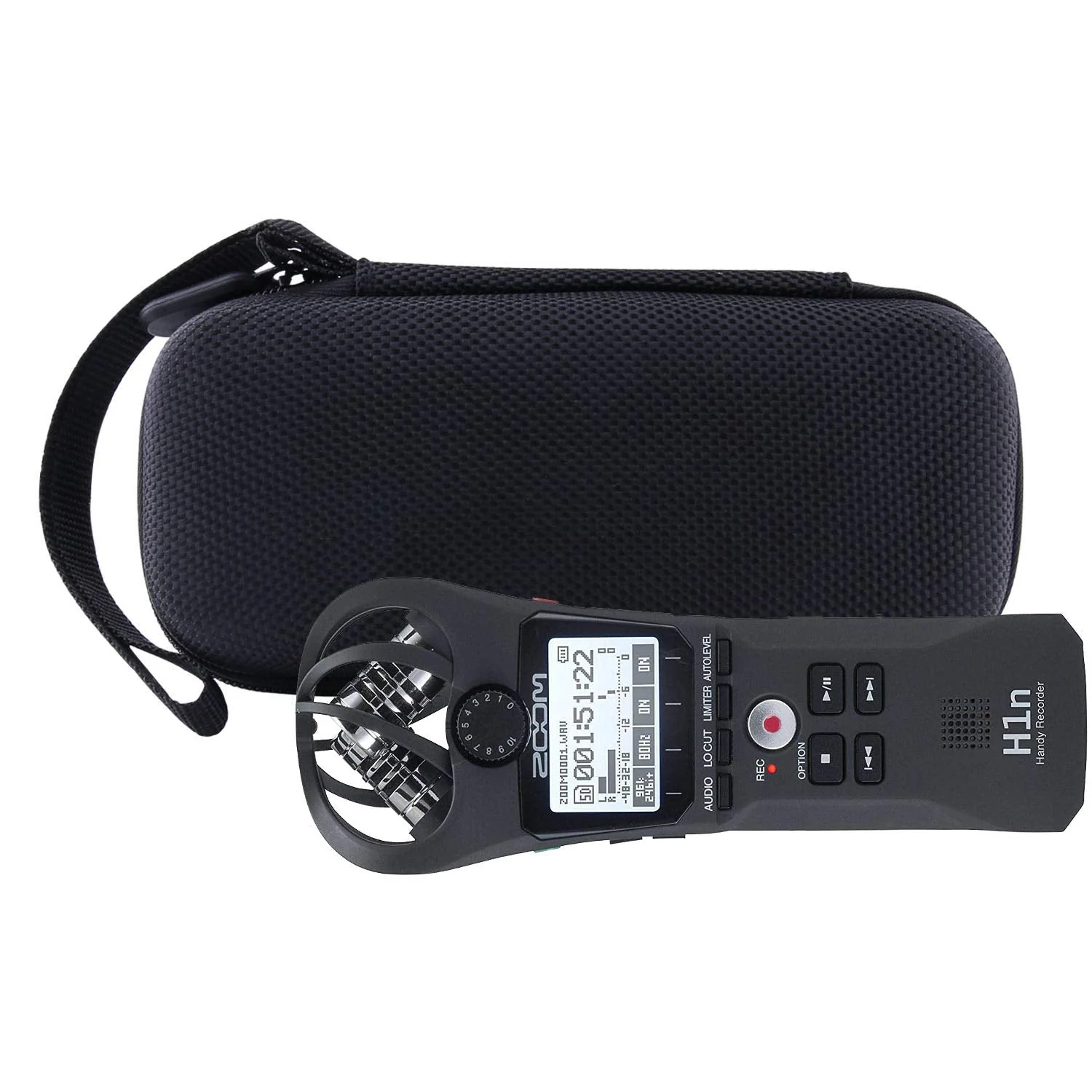 WERJIA Hard EVA Travel Case Fits Zoom H1n/ZH1 H1 Handy Recorder (Black) black - Image 6