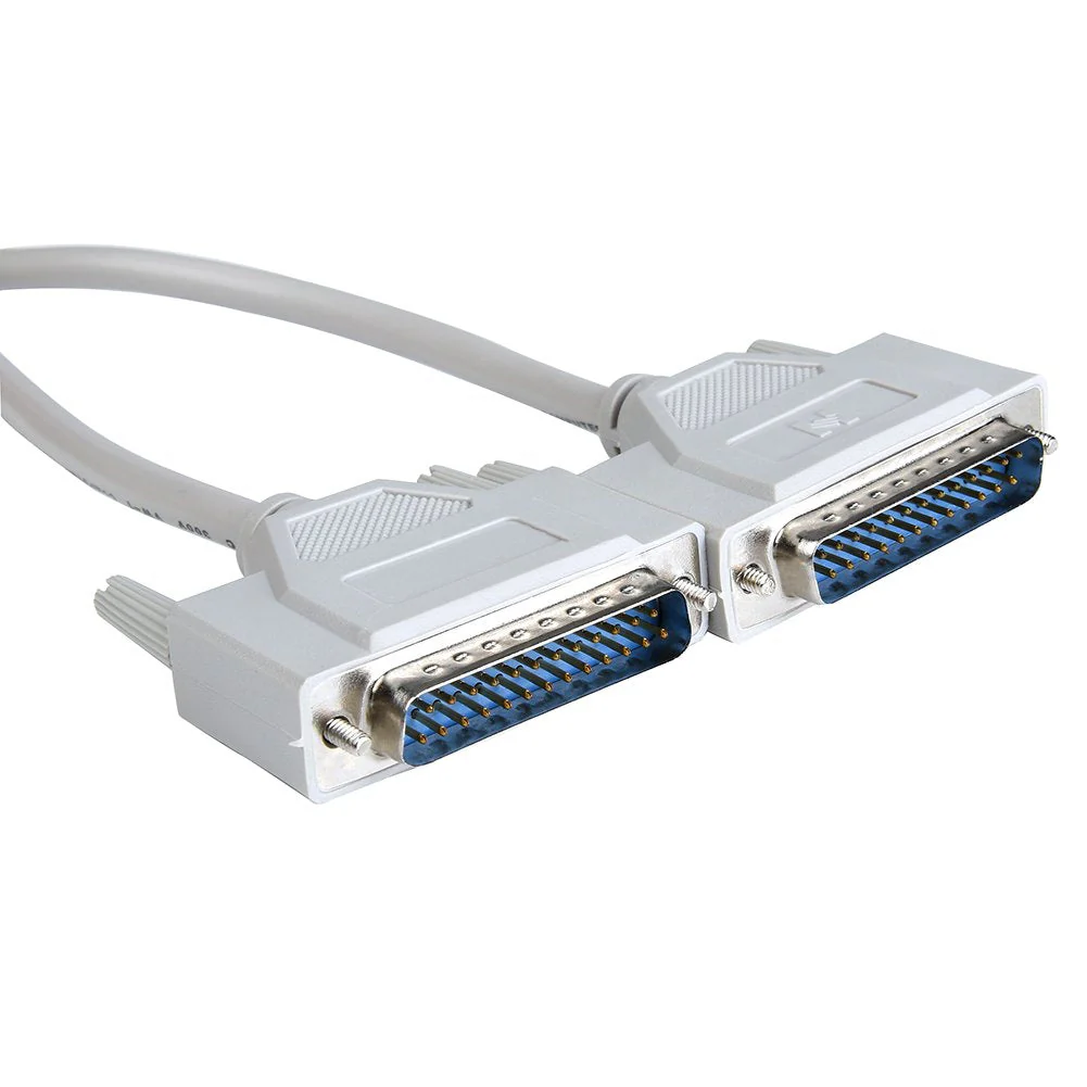 WESAPPINC 14.80 Feet DB25 25 Pin Male to Male Serial Parallel Printer Extension Cable 4.5M (4.60 Feet(1.4M)) 4.60 Feet(1.4M) - Image 3