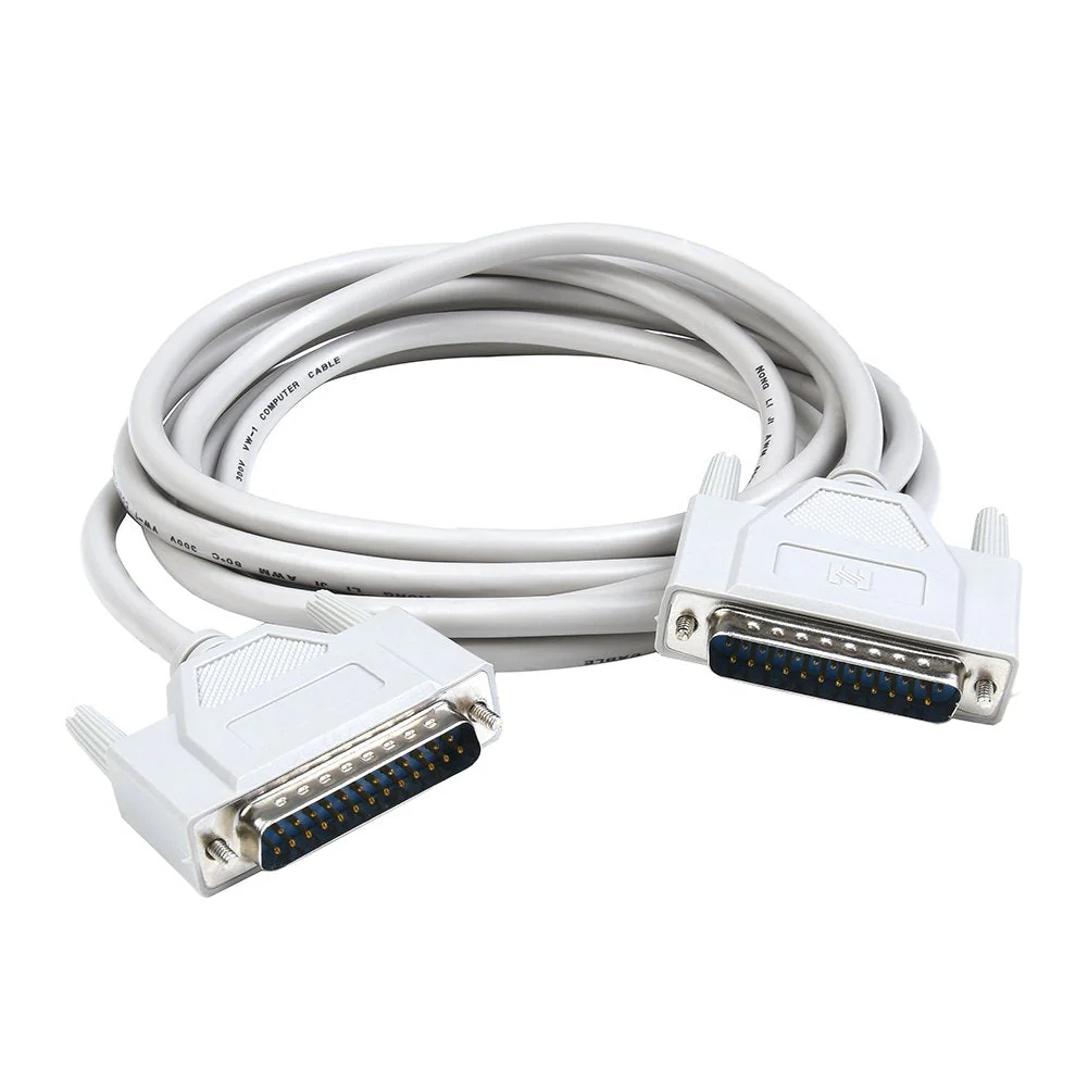 WESAPPINC 14.80 Feet DB25 25 Pin Male to Male Serial Parallel Printer Extension Cable 4.5M (8.90 Feet(2.7M)) 8.90 Feet(2.7M) - Image 2