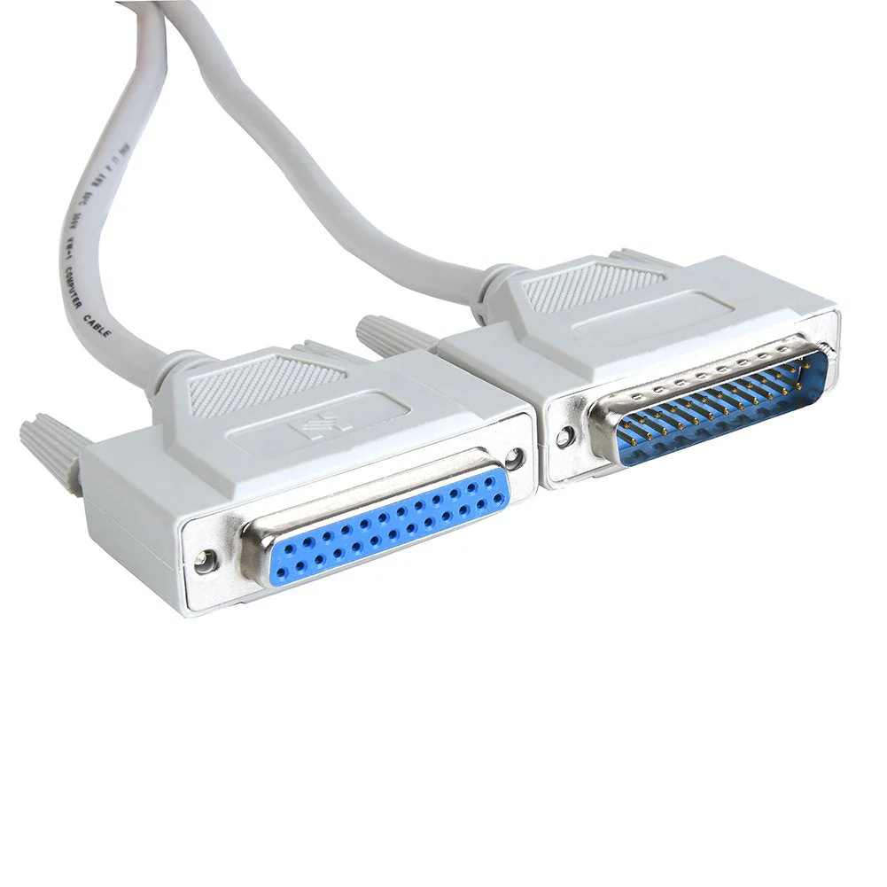 WESAPPINC 8.9 Feet DB25 25 Pin Male to Female Serial Parallel Printer Extension Cable 2.7M (4.60 Feet(1.4M)) 4.60 Feet(1.4M) - Image 3