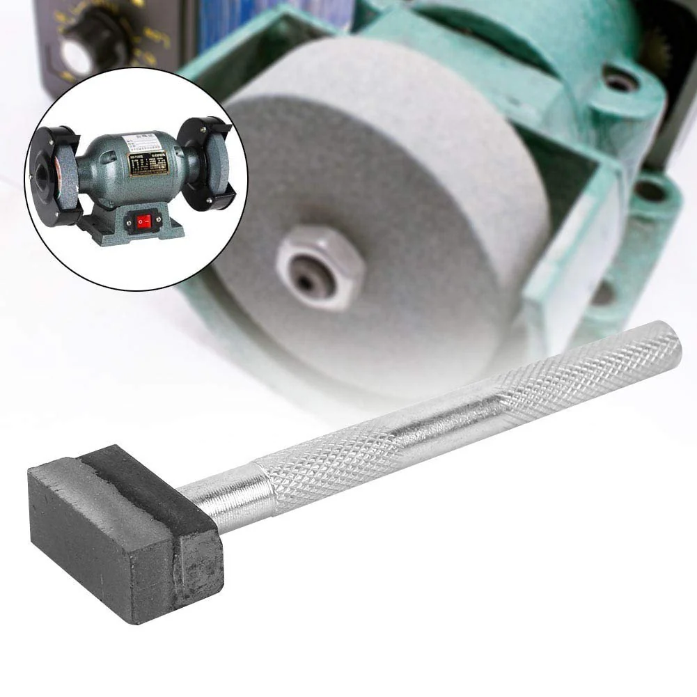 Wheel Stone Dresser, Diamond Grinding Disc Grinder Dressing Tool, Coated Straightening Bench for Dressing Deburring Discs and Flat Surface, Silver Edition - Image 3