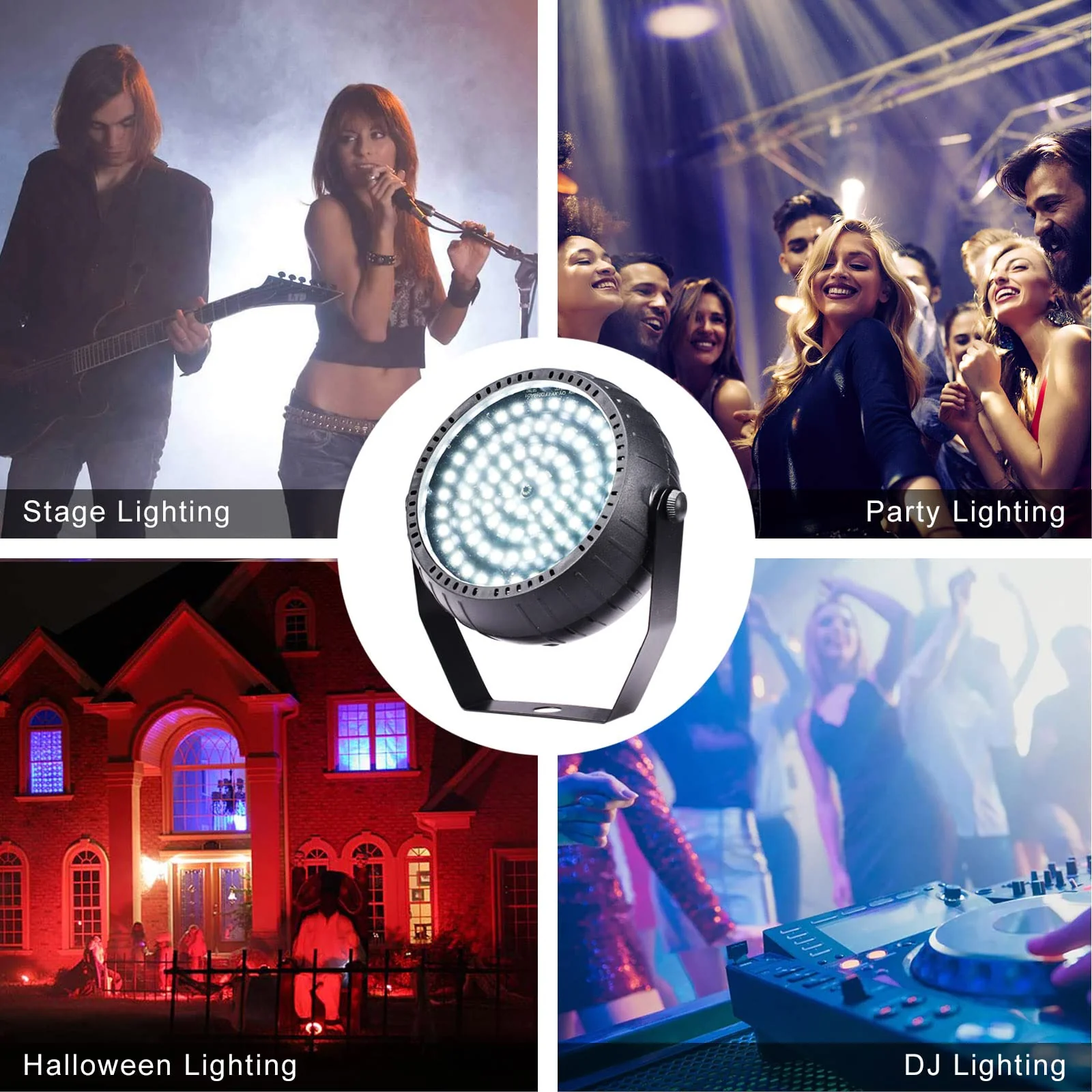 White Strobe Lights Halloween Super Bright 78 LEDs Strobe Light for Parties Sound Activated Mini DJ Strobe Light with Remote Control, Best for Room Stage Party Dance Wedding - Image 6