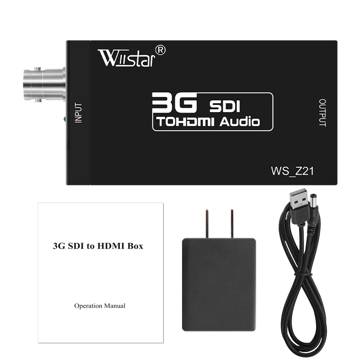 Wiistar SDI to HDMI Converter 3G/HD-SDI to HDMI Audio Video Adapter Full HD 1080P for Camera CCTV Showing on HD Display - Image 7