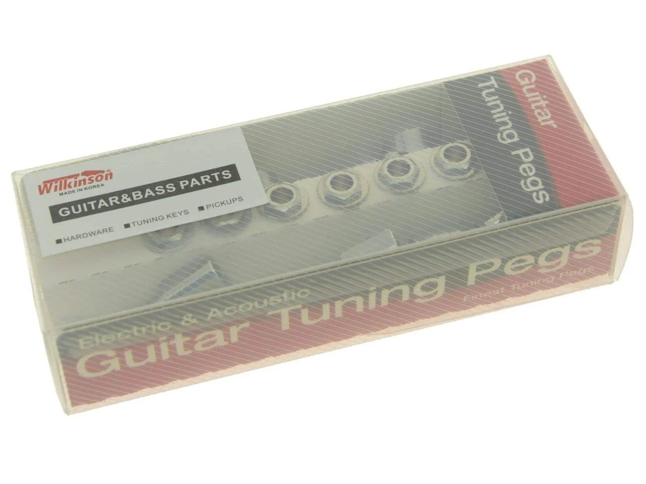 Wilkinson 3L3R Chrome E-Z Post Guitar Tuners EZ Post Guitar Tuning Keys Pegs Machine Heads with Tulip Button for Les Paul or Acoustic Guitar - Image 3