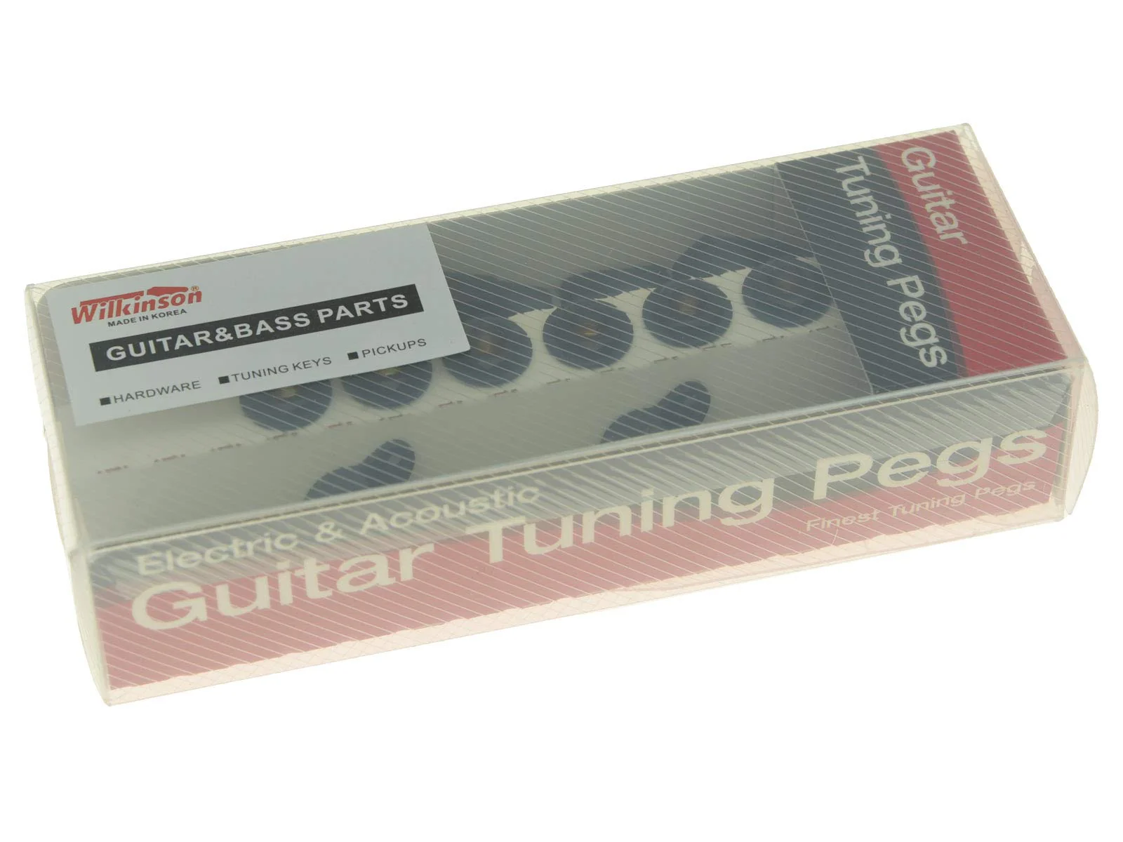 Wilkinson 6 Inline Black E-Z Post Guitar Tuners EZ Post Guitar Tuning Keys Pegs Guitar Machine Heads for Strat Tele - Image 3