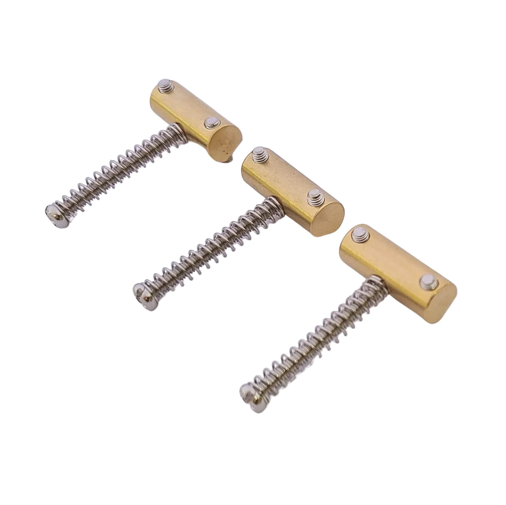 Wilkinson Compensated Brass Saddles Set of 3 for Telecaster Tele Guitar - Image 2