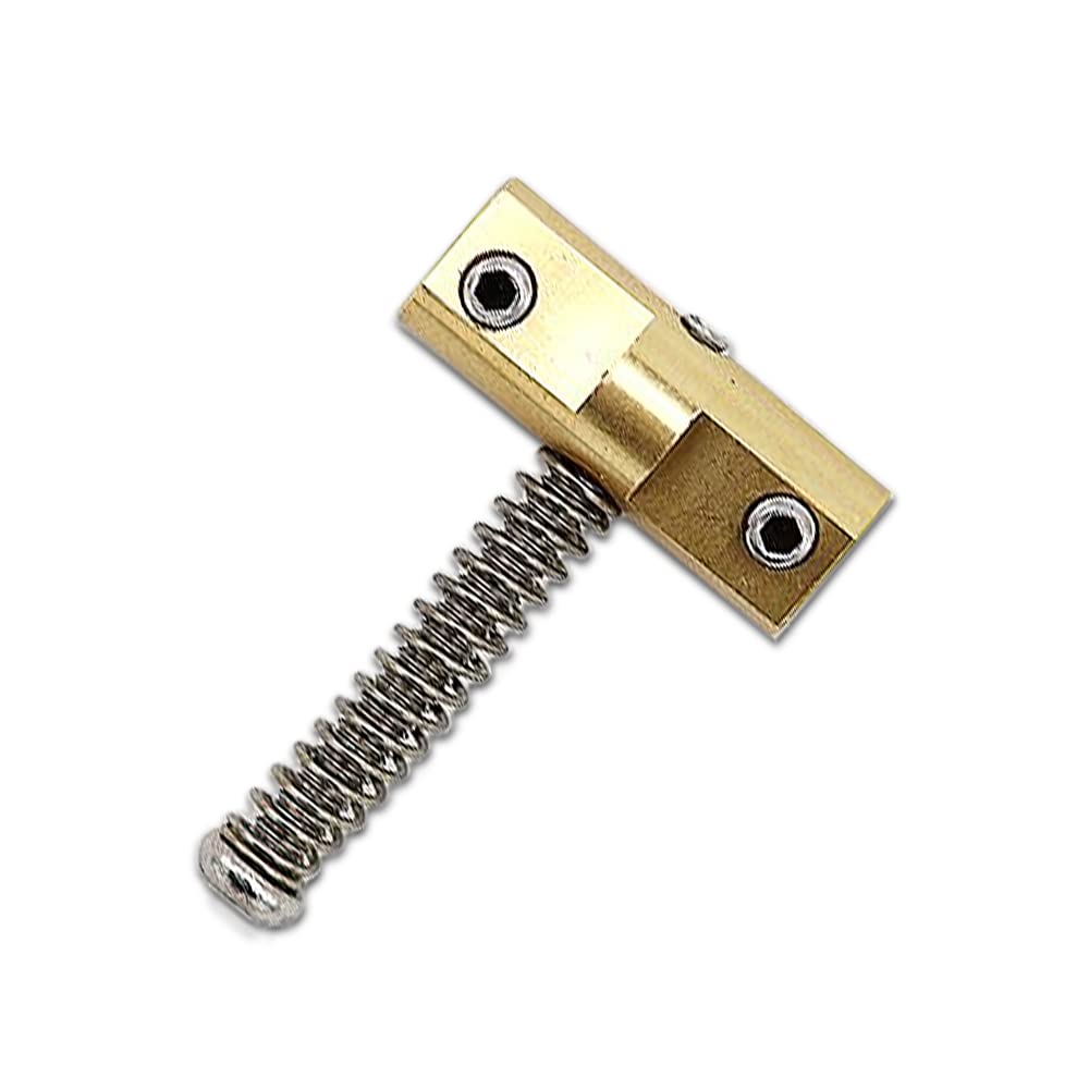 Wilkinson Guitar Bridge 3pcs Brass Saddle Guitar Bridge Compensated Saddles For Vintage-style Tele Bridge Electric Guitar Replacement - Image 4