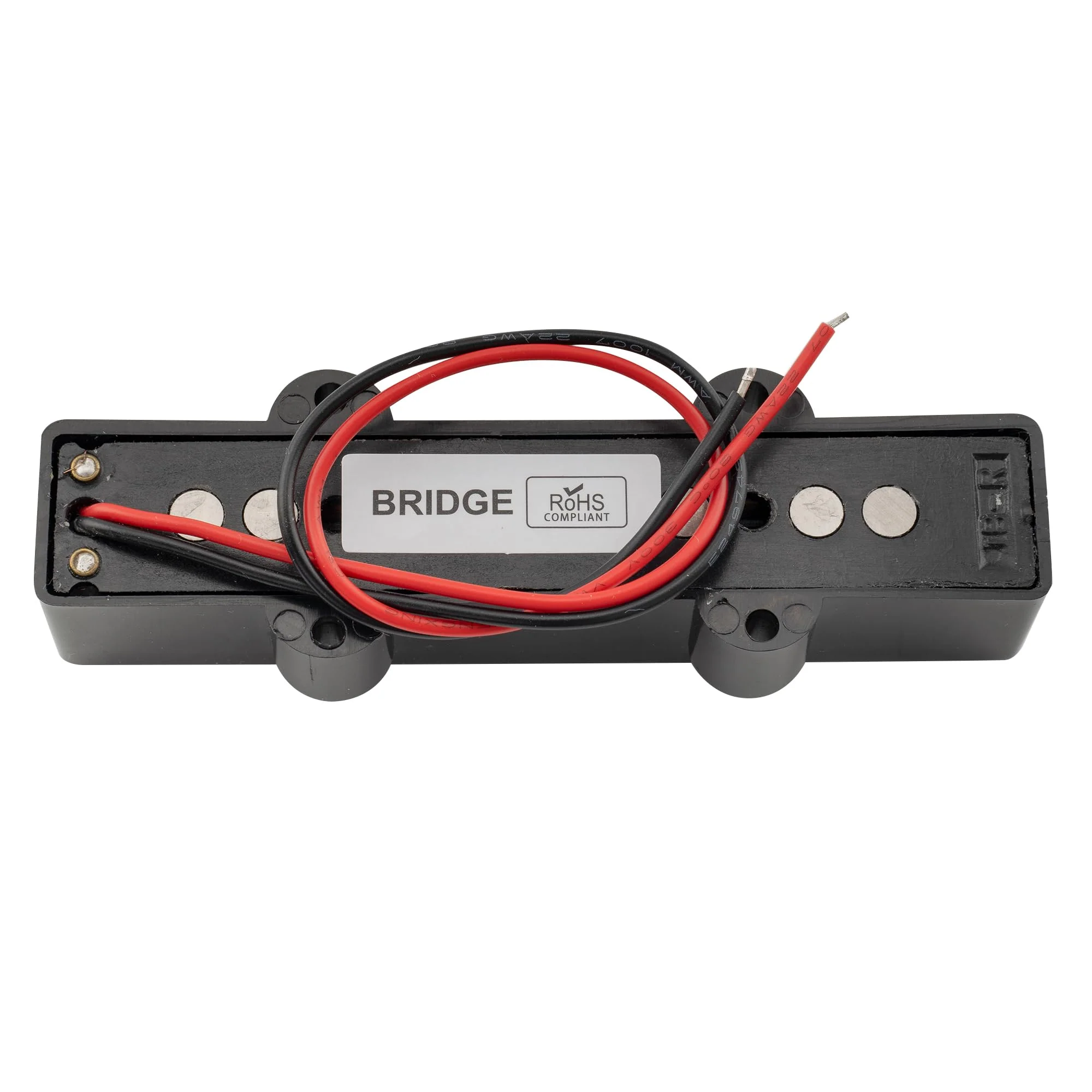 Wilkinson M-series WOJB Variable Gauss Alnico 5 Jazz Bass Bridge Pickup Vintage Tone for 4-string JB Style Electric Bass, Black - Image 4