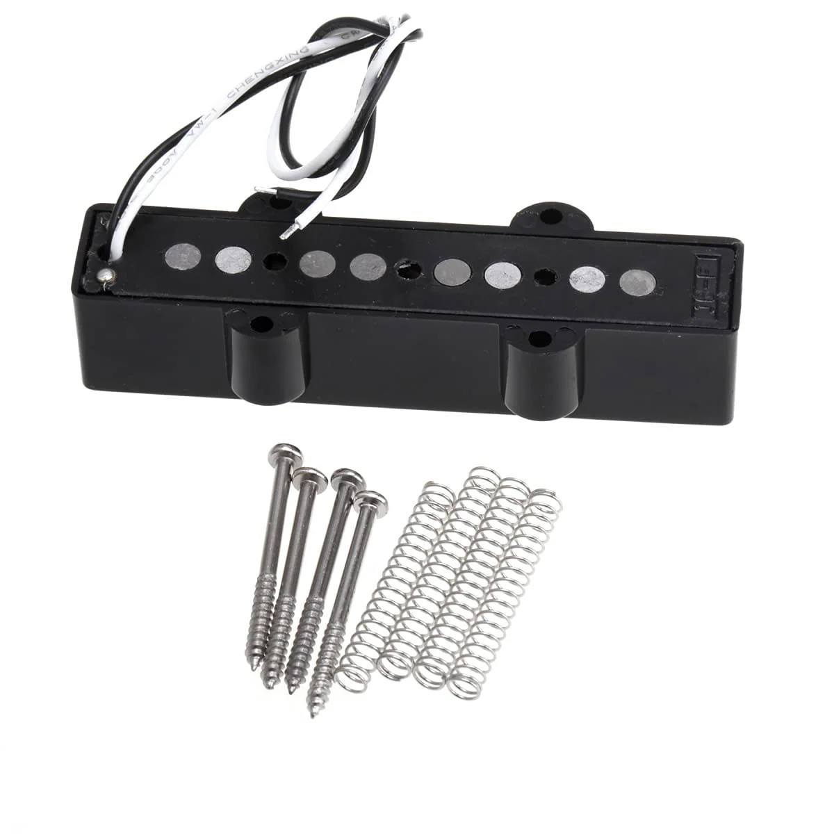 Wilkinson M-series WOJB Variable Gauss Alnico 5 Jazz Bass Neck Pickup Vintage Tone for 4-string JB Style Electric Bass, Black - Image 2
