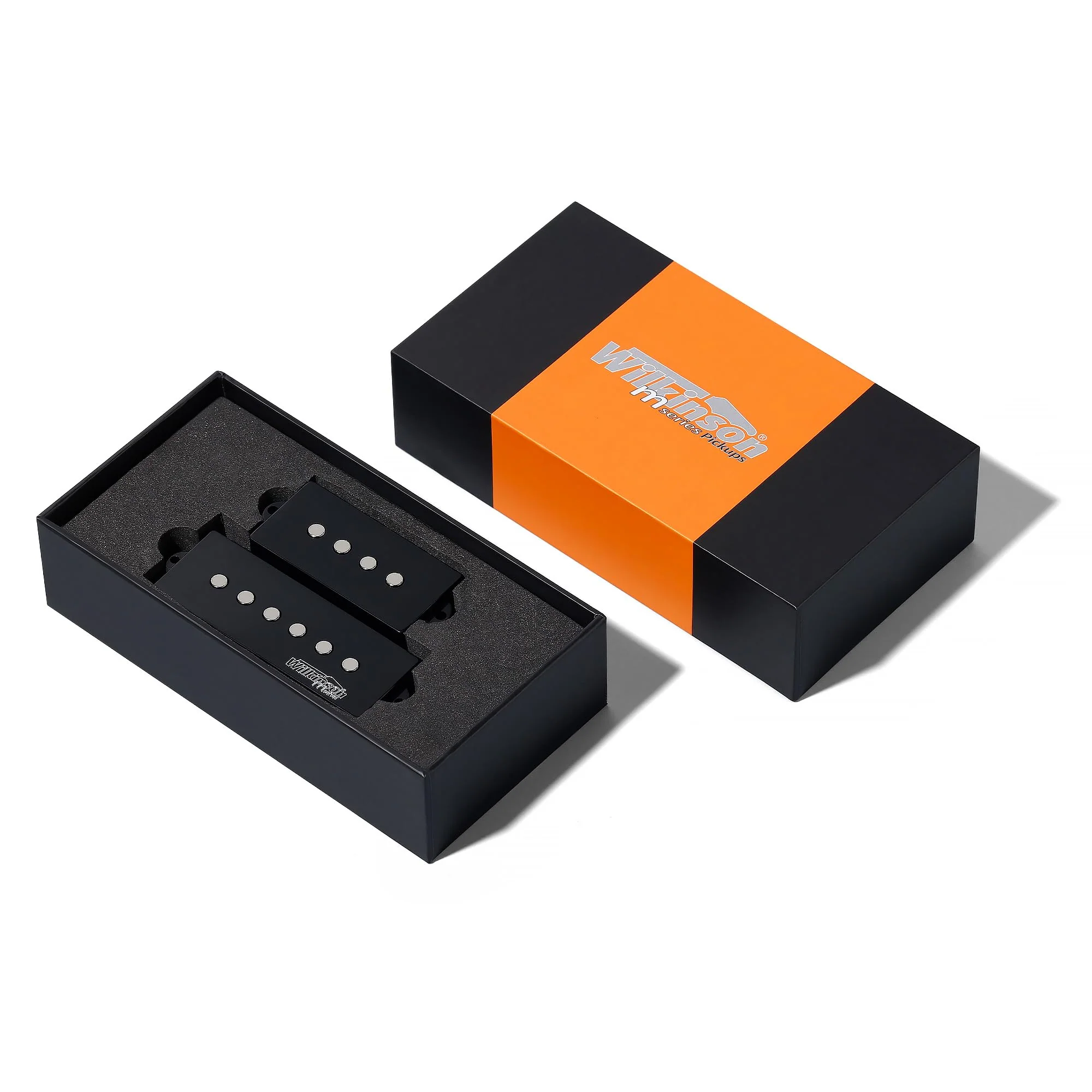 Wilkinson M Series WOPB5 Variable Gauss Ceramic Bass Pickups Humbucker Pickups Set for PB Style 5 strings Electric Bass Guitar, Black (WOPB5) WOPB5 Black - Image 4