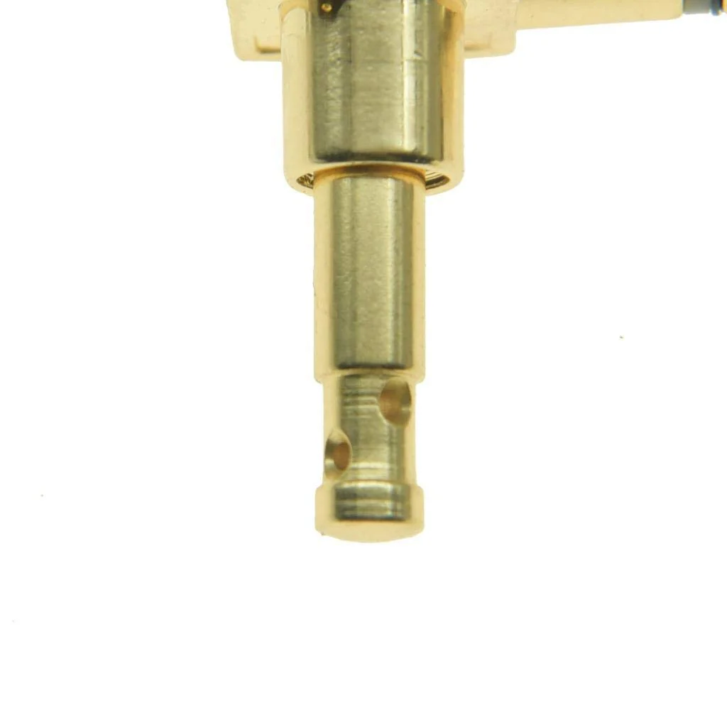 Wilkinson Mini Oval Button 6 Inline Gold E-Z-LOK Post Guitar Tuners EZ Post Guitar Tuning Keys Pegs Machine Heads - Image 5