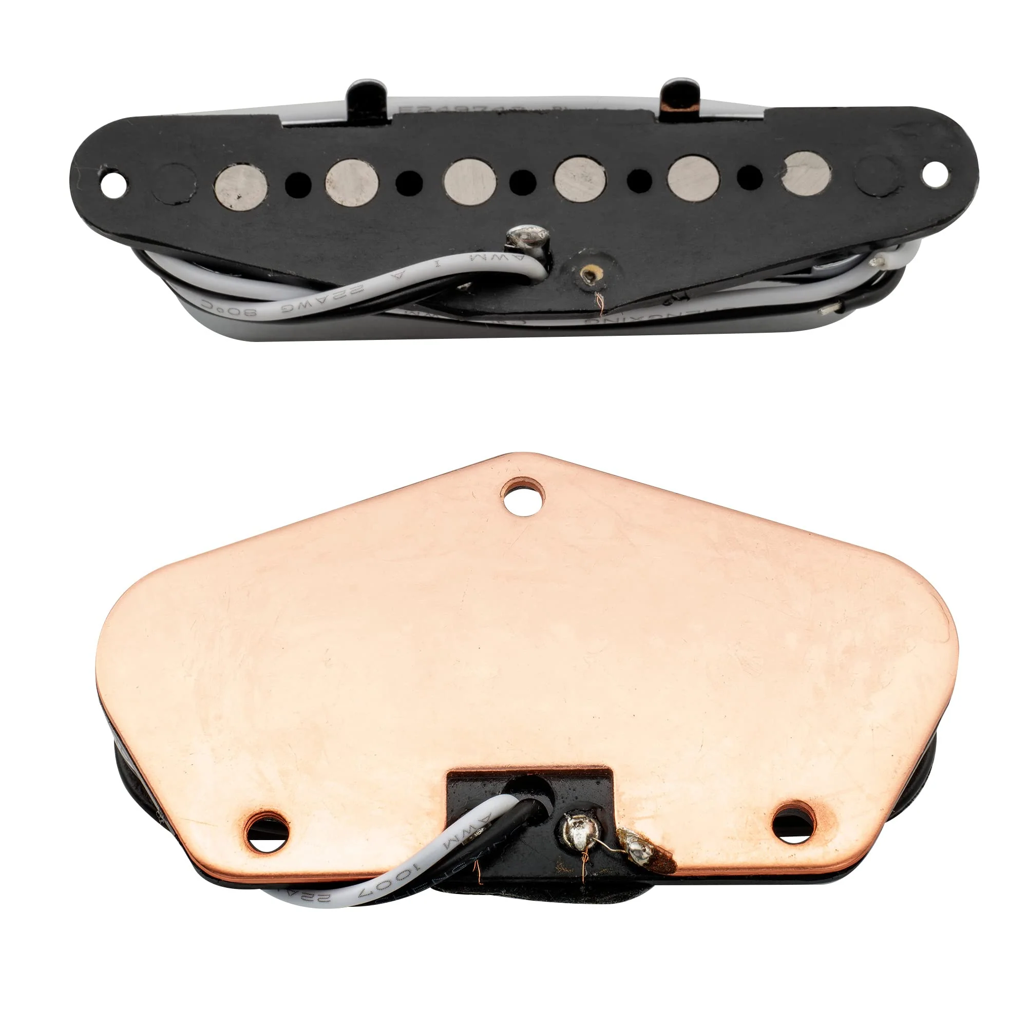Wilkinson Vintage Alnico 5 Tele Single Coil Pickups Neck Bridge Pickups Set for Fender Squier Telecaster Electric Guitar - Image 4