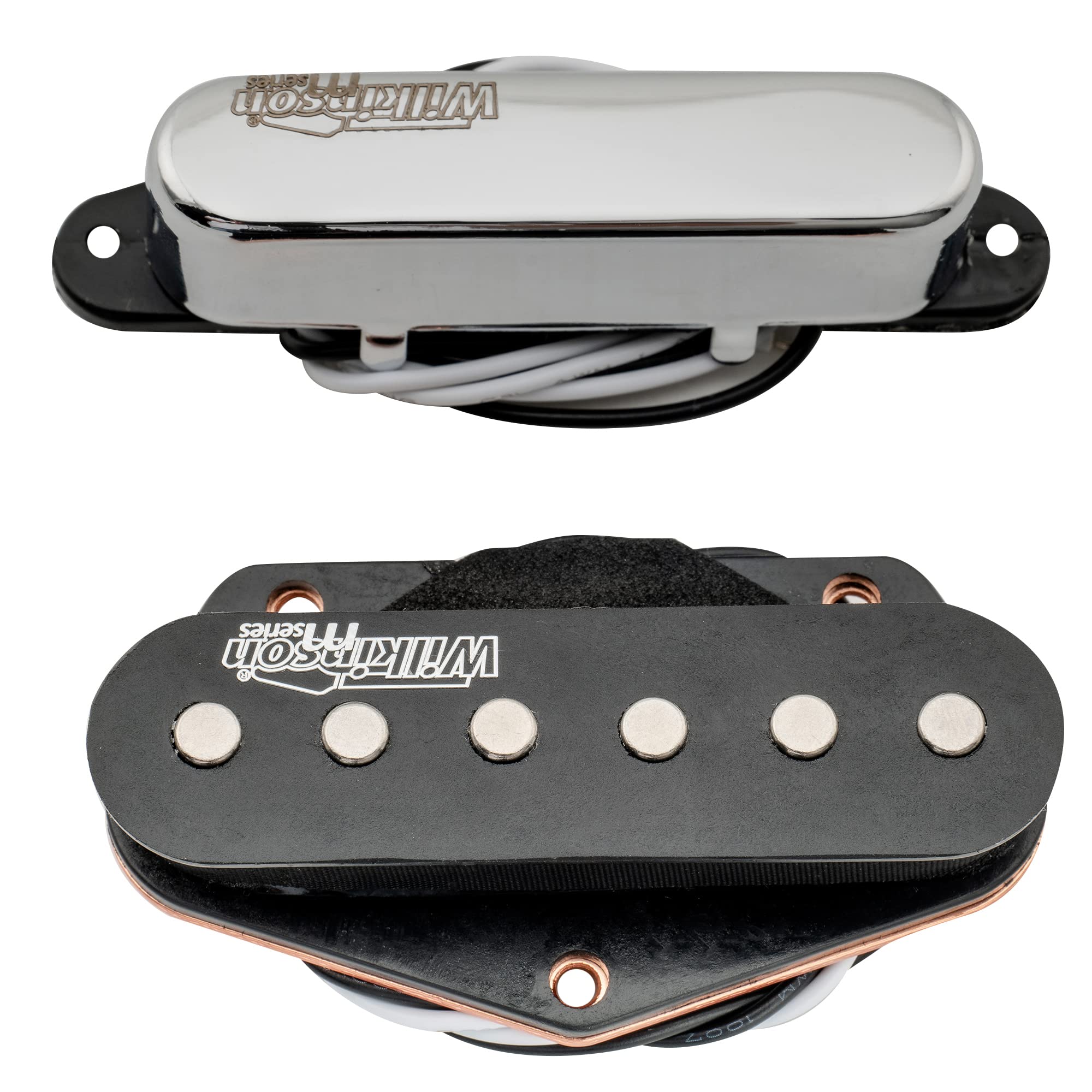 Wilkinson Vintage Alnico 5 Tele Single Coil Pickups Neck Bridge Pickups Set for Fender Squier Telecaster Electric Guitar - Image 5