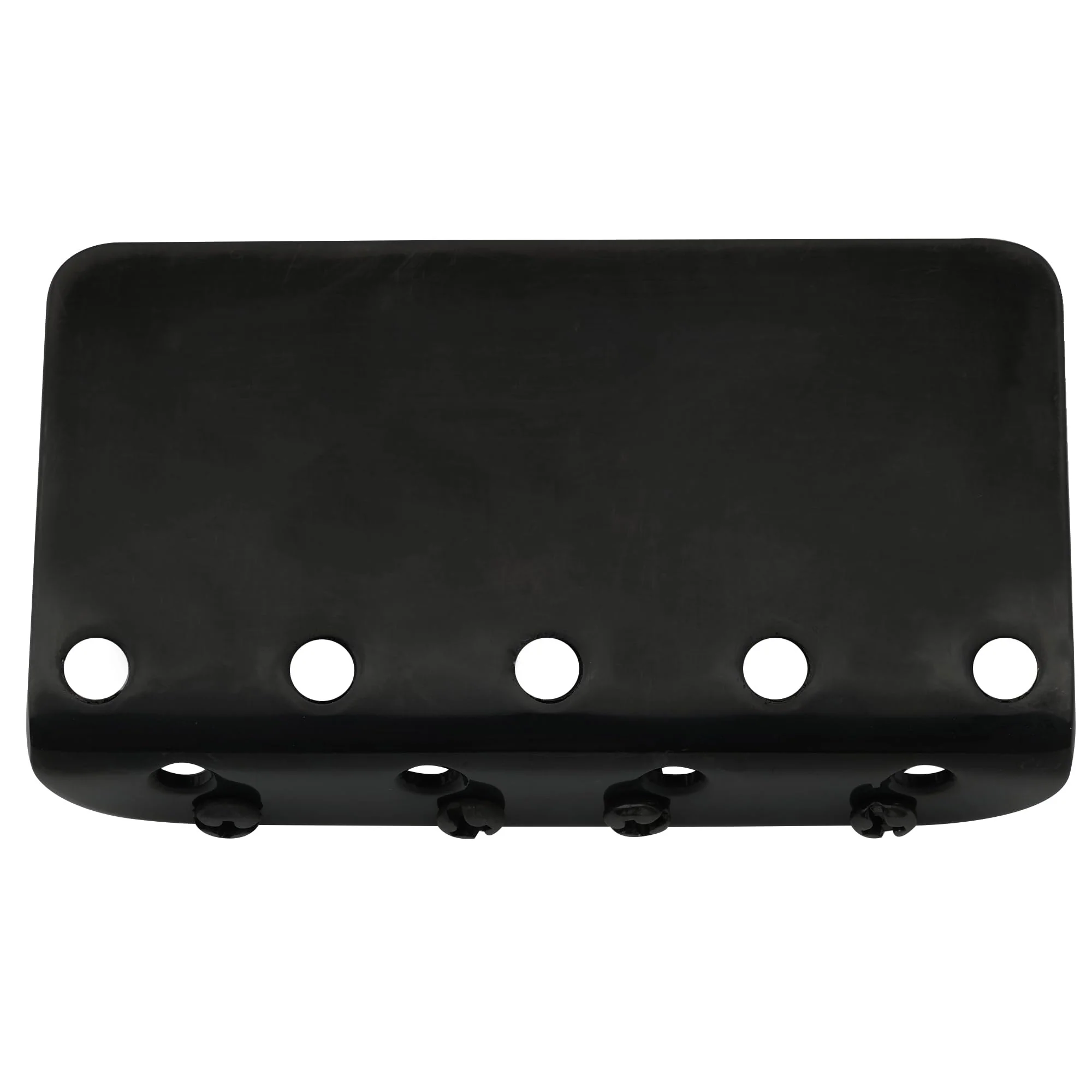 Wilkinson WBBC Vintage 4 String Bass Bridge Brass Saddles for Fender Jazz Precision Bass, Black - Image 3