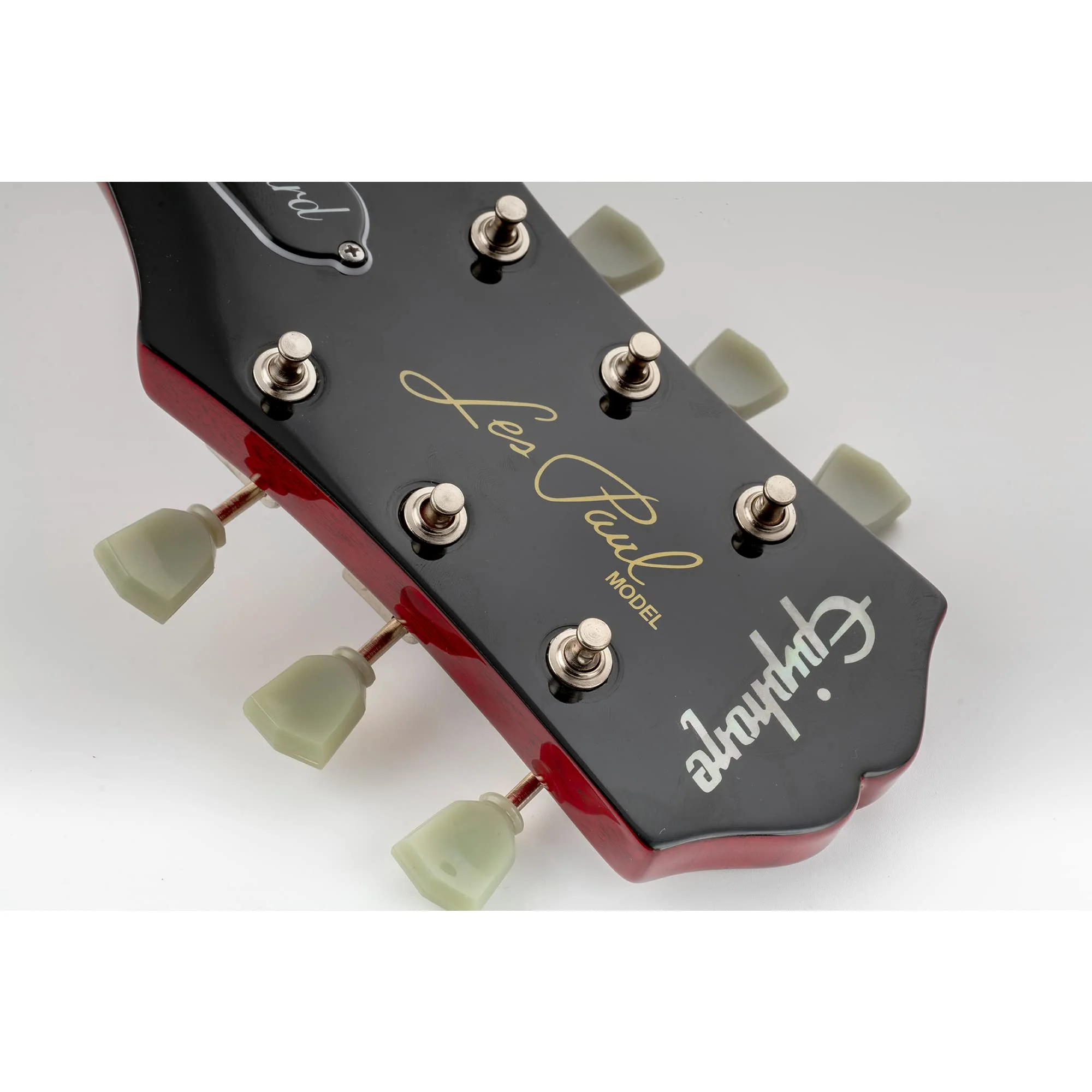Wilkinson WJ44 3L3R Deluxe Vintage Guitar Tuners Machine Heads Tuning Pegs Keys for USA Epiphone Les Paul LP SG Electric or Acoustic Guitar, Nickel with Keystone Button - Image 5