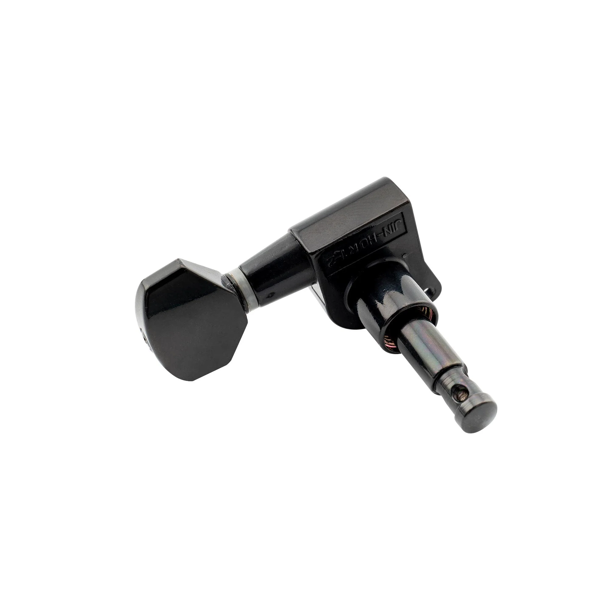 Wilkinson WJN07 6 inline EZ-LOK Guitar Tuners Machine Heads 19:1 Ratio Tuning Pegs Keys for Fender Strat Stratocaster Tele Telecaster Electric Guitar Replacement Parts, Black - Image 6