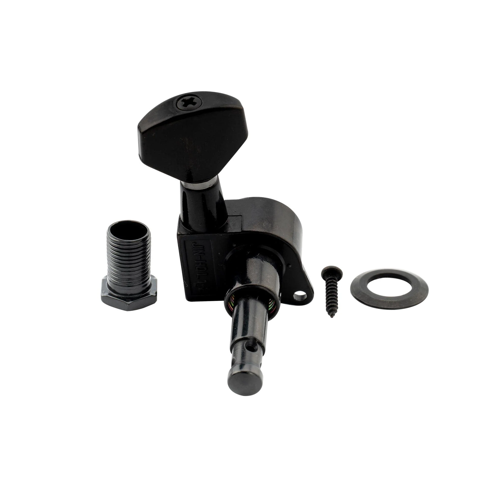 Wilkinson WJN07 Left Handed 6 inline EZ-LOK Guitar Tuners Machine Heads 19:1 Ratio Tuning Pegs Keys for Stratocaster Telecaster Electric Guitar, Black - Image 5