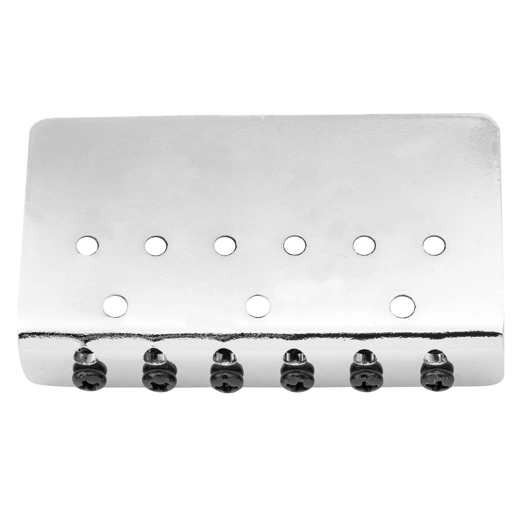 Wilkinson WOF01 52.5mm (2-1/16 inch) Hardtail Fixed Bridge for Squier/Mexico Fender Strat Electric Guitar, Chrome - Image 3