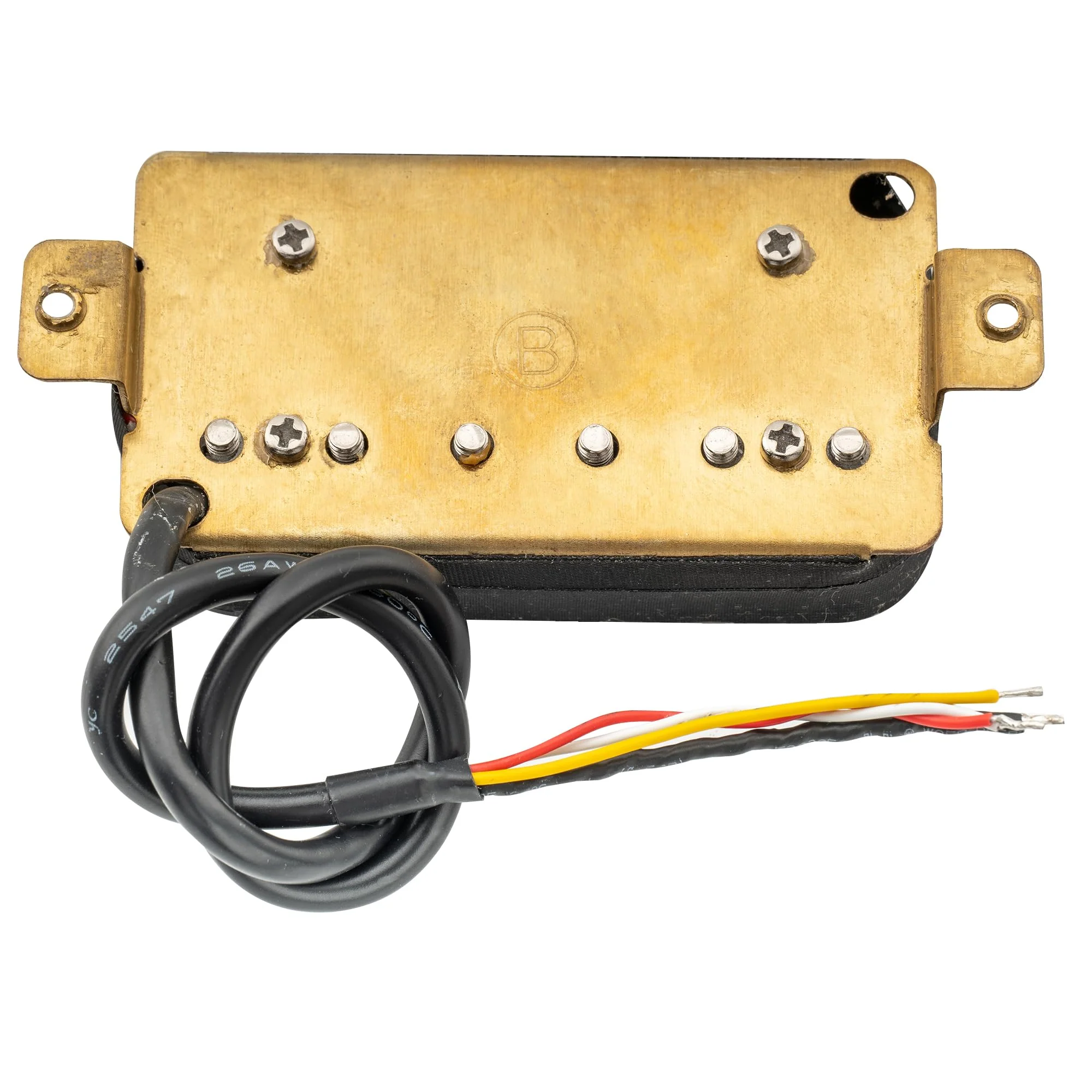 Wilkinson WOHHB Ceramic Overwound Open Style Humbucker Bridge Pickup for Electric Guitar, Black Bridge Black - Image 5