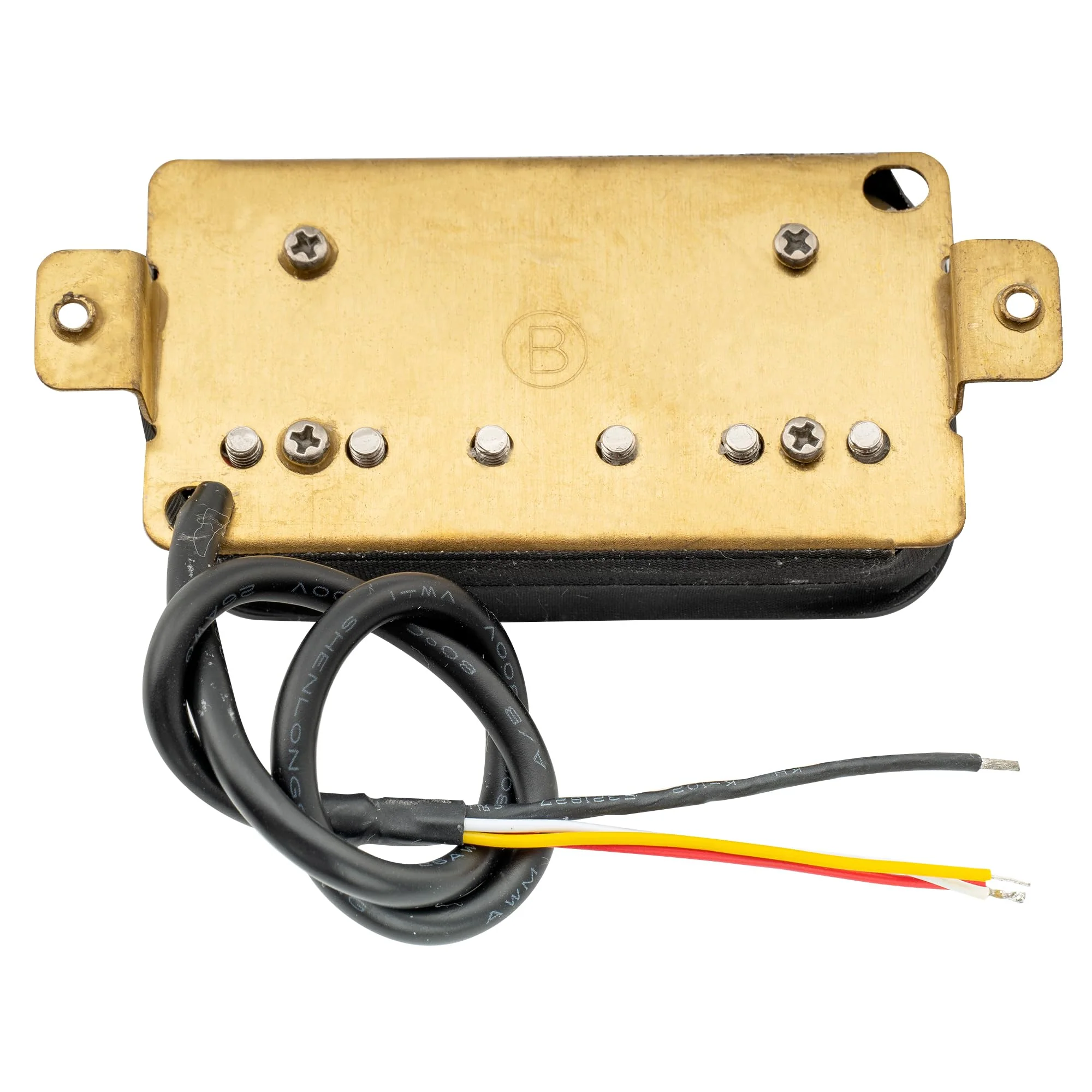 Wilkinson WOHZB Ceramic Overwound Open Style Humbucker Bridge Pickup for Electric Guitar, Zebra Bridge Zebra - Image 5