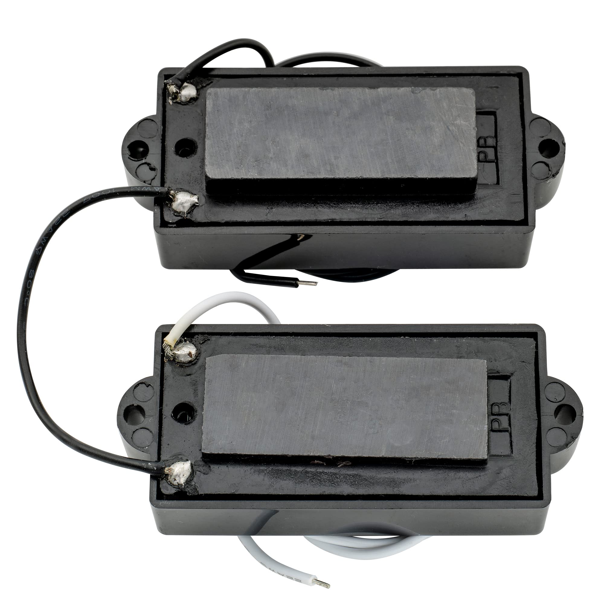 Wilkinson WOPB Vari Gauss Ceramic 4-String Precision Bass Humbucker Pickups Set for PB Style Electric Bass, Black - Image 4