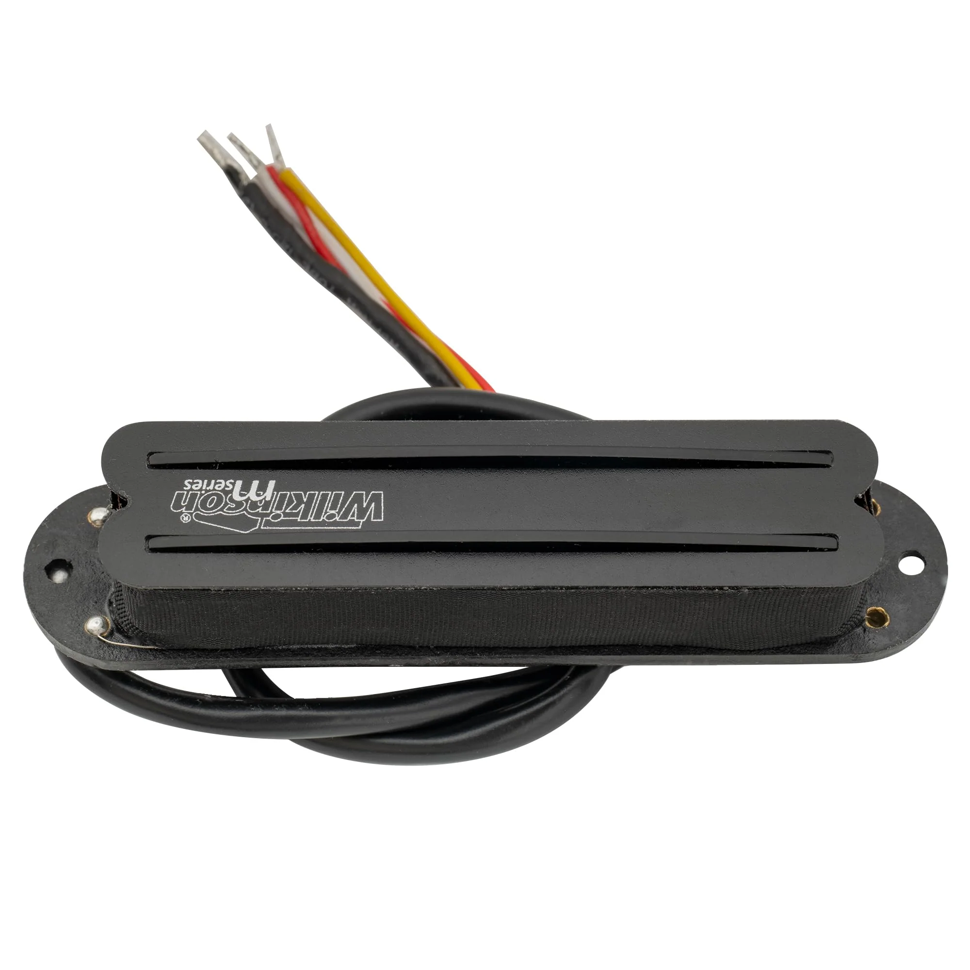 Wilkinson WOTBS Hot Rails Ceramic Single Coil Sized Humbucker Bridge Pickup for Strat Stratocaster Electric Guitar, Black - Image 4