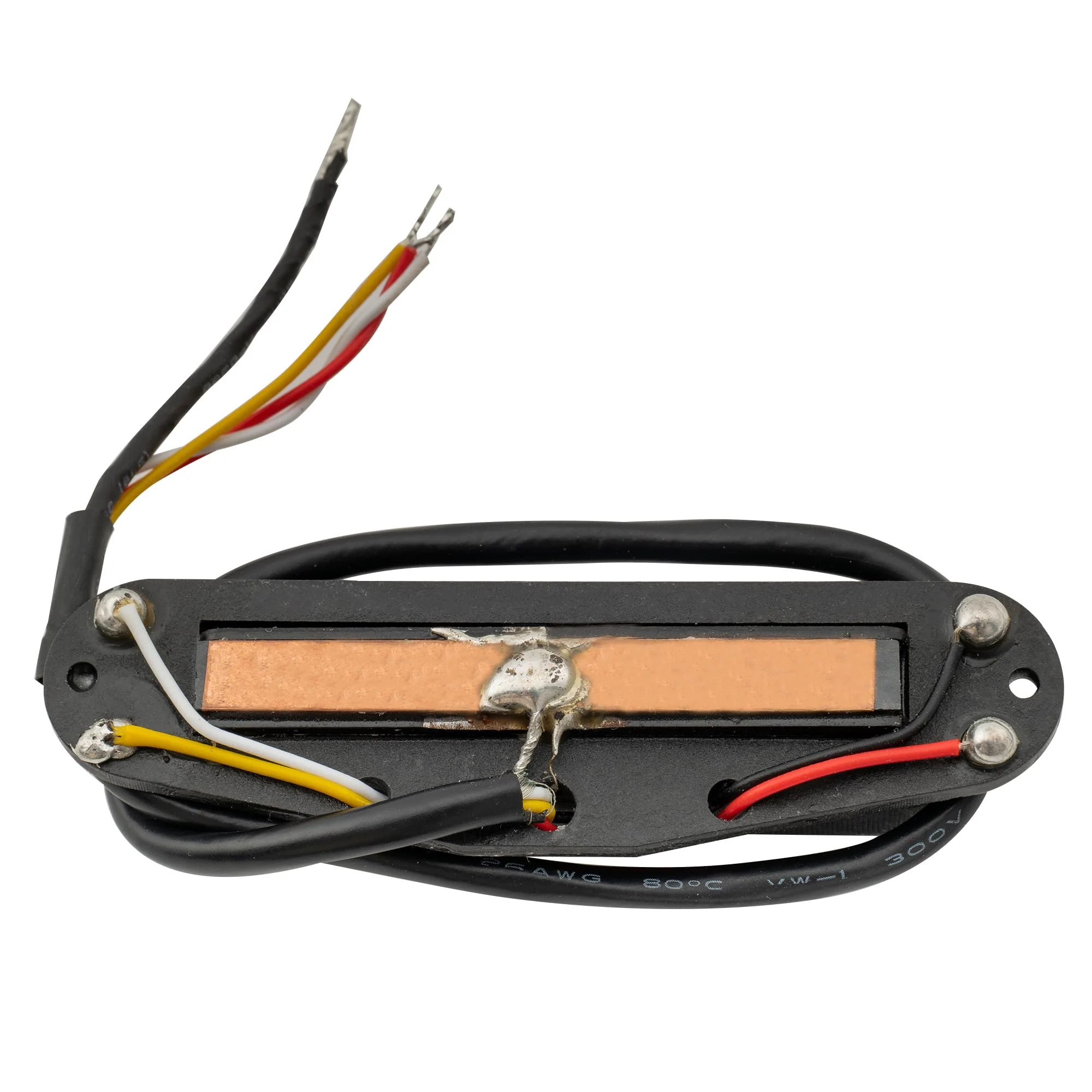 Wilkinson WOTBS Hot Rails Ceramic Single Coil Sized Humbucker Bridge Pickup for Strat Stratocaster Electric Guitar, Black - Image 5