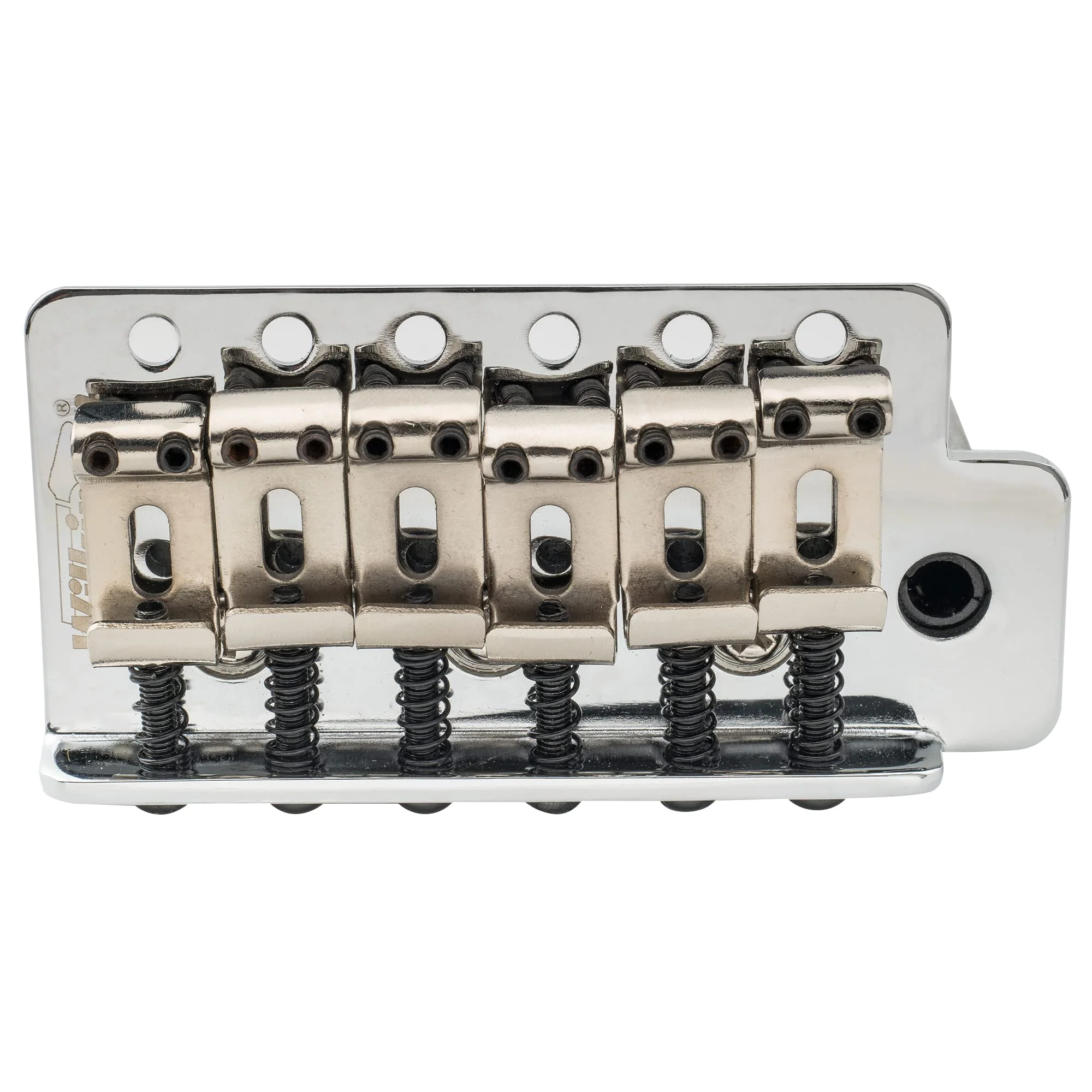 Wilkinson WOV01 52.5mm (2-1/16 inch) Vintage ST Guitar Tremolo Bridge 6-Screw Assembly with 36mm Steel Block for Fender Squier/Mexico Strat Stratocaster Electric Guitar Replacement, Chrome - Image 3