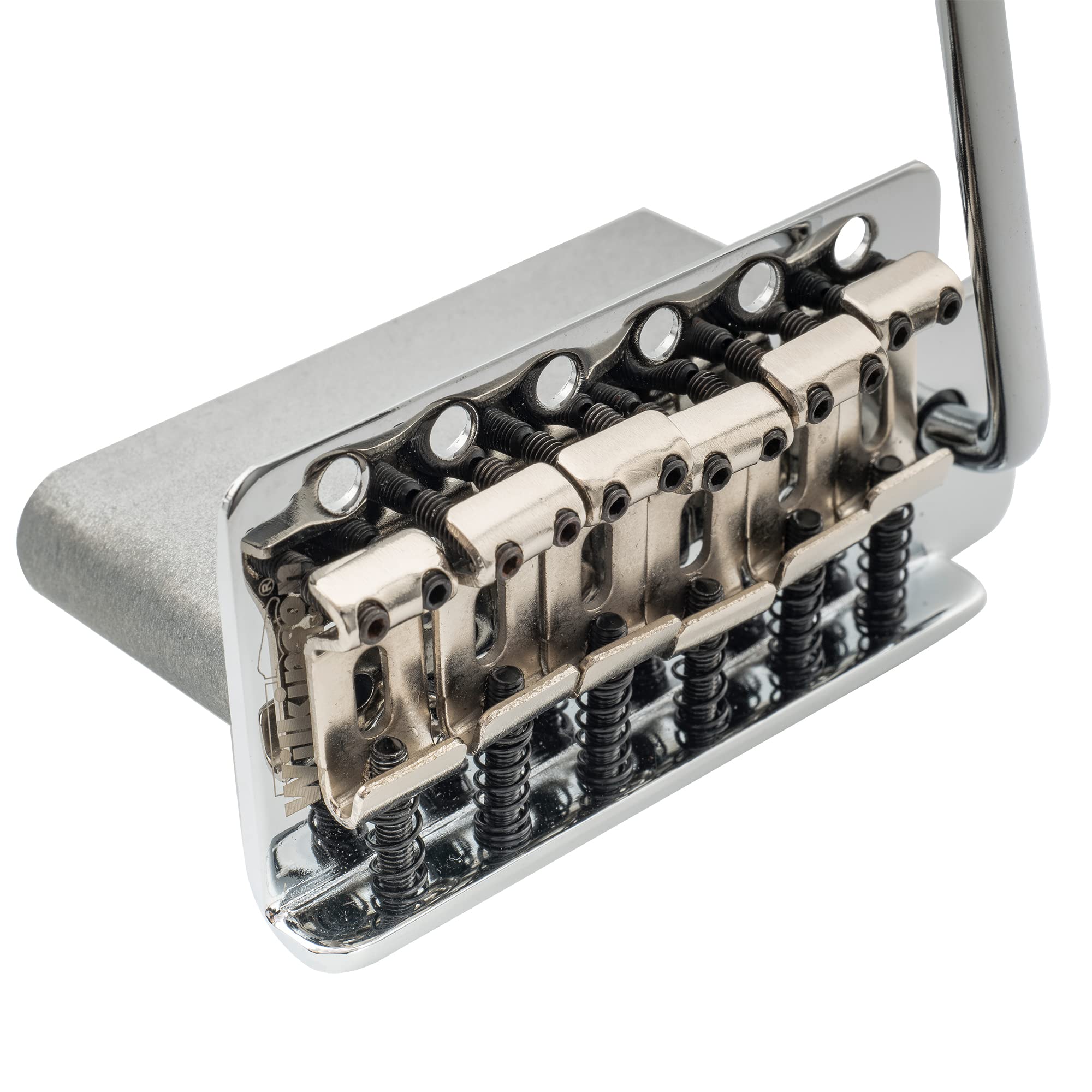 Wilkinson WOV01 52.5mm (2-1/16 inch) Vintage ST Guitar Tremolo Bridge 6-Screw Assembly with 36mm Steel Block for Fender Squier/Mexico Strat Stratocaster Electric Guitar Replacement, Chrome - Image 5
