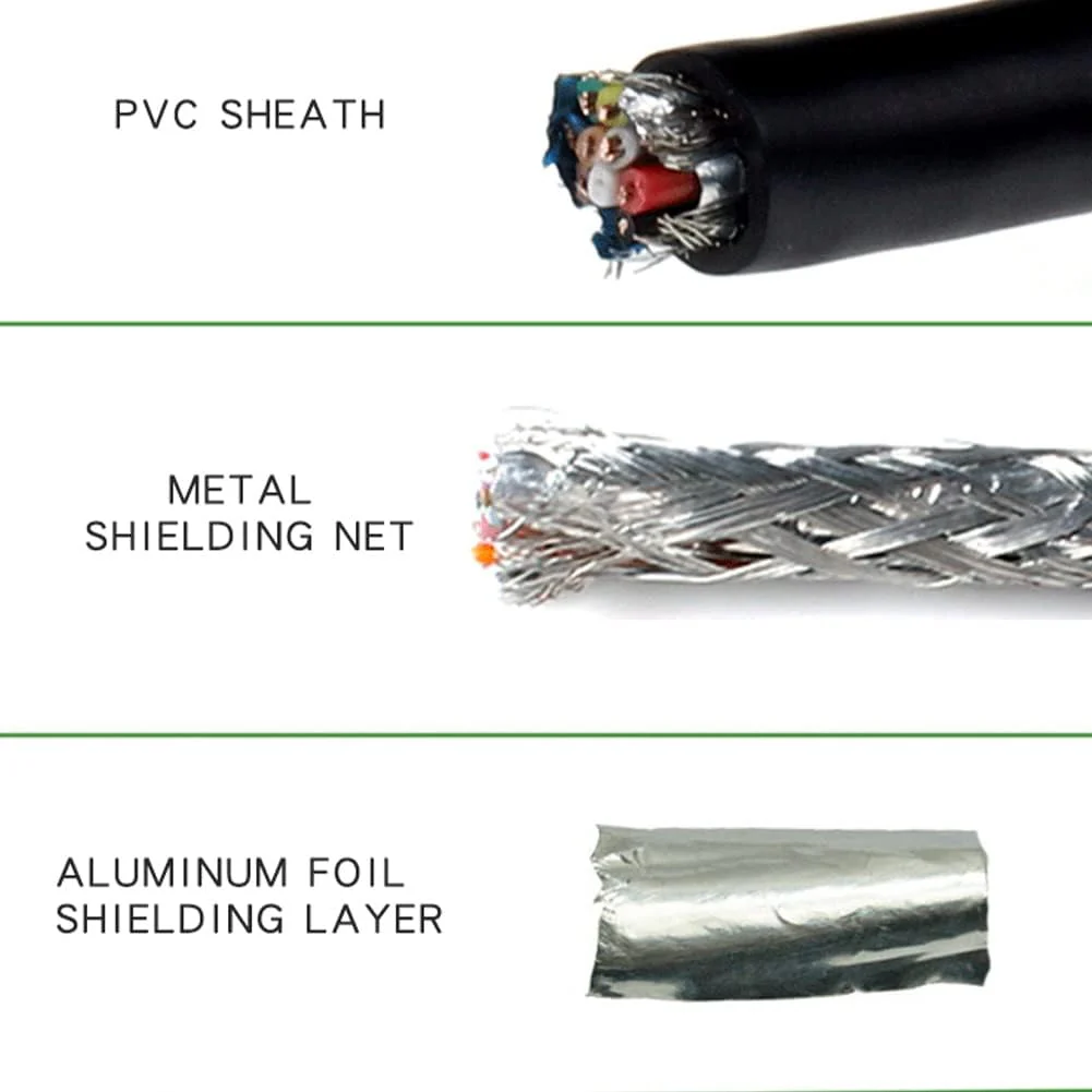 Willwewon 10Ft 3m 26AWG DB15 Male RS232 15 Pin Serial Extension Cable, RS232 D-SUB DB15 Serial to 15 Bare Wire Breakout Board Connector - Image 6
